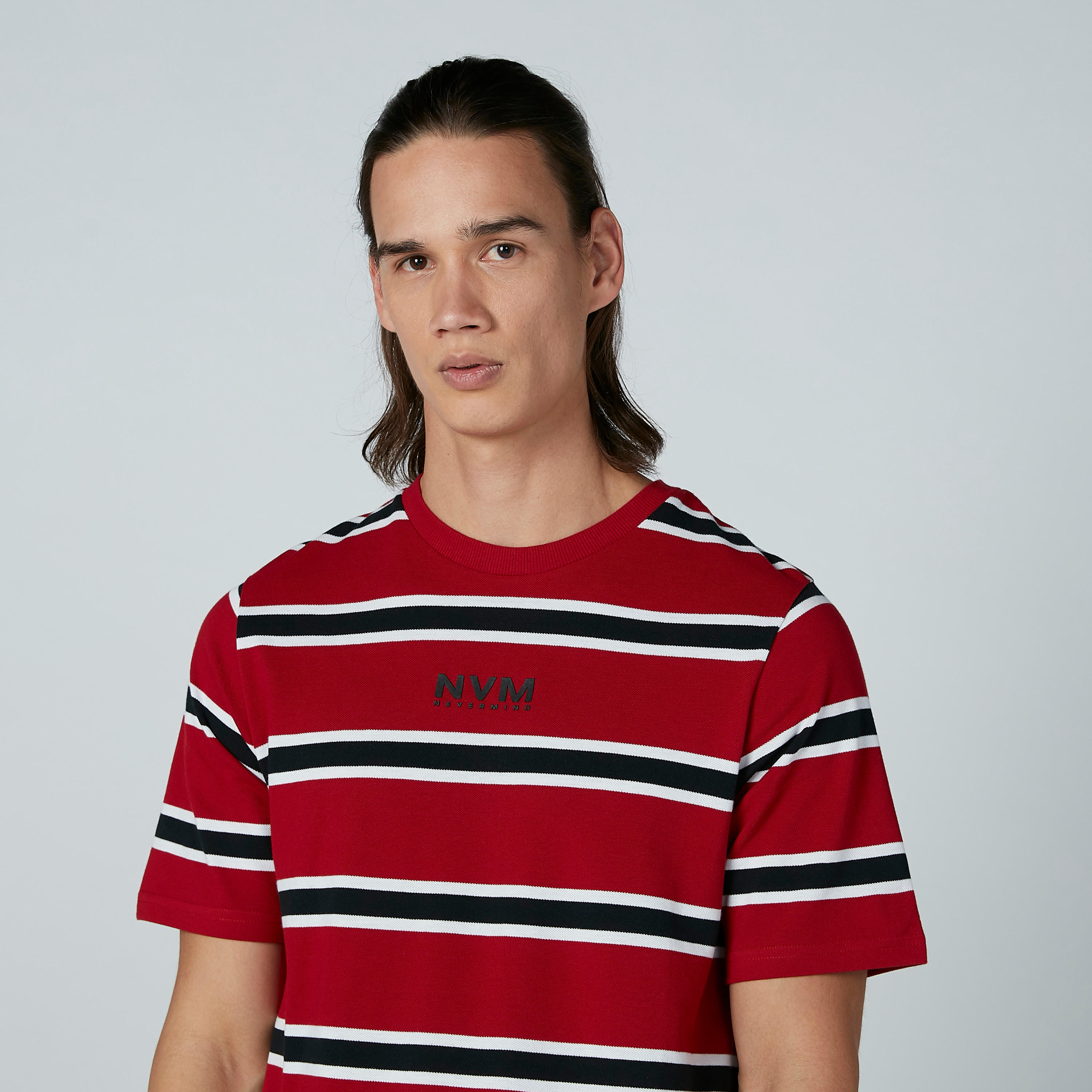 تيشيرت مقلّم بياقة مستديرة وأكمام قصيرة-men-clothing-tshirtsandpolos-tshirts-image-4