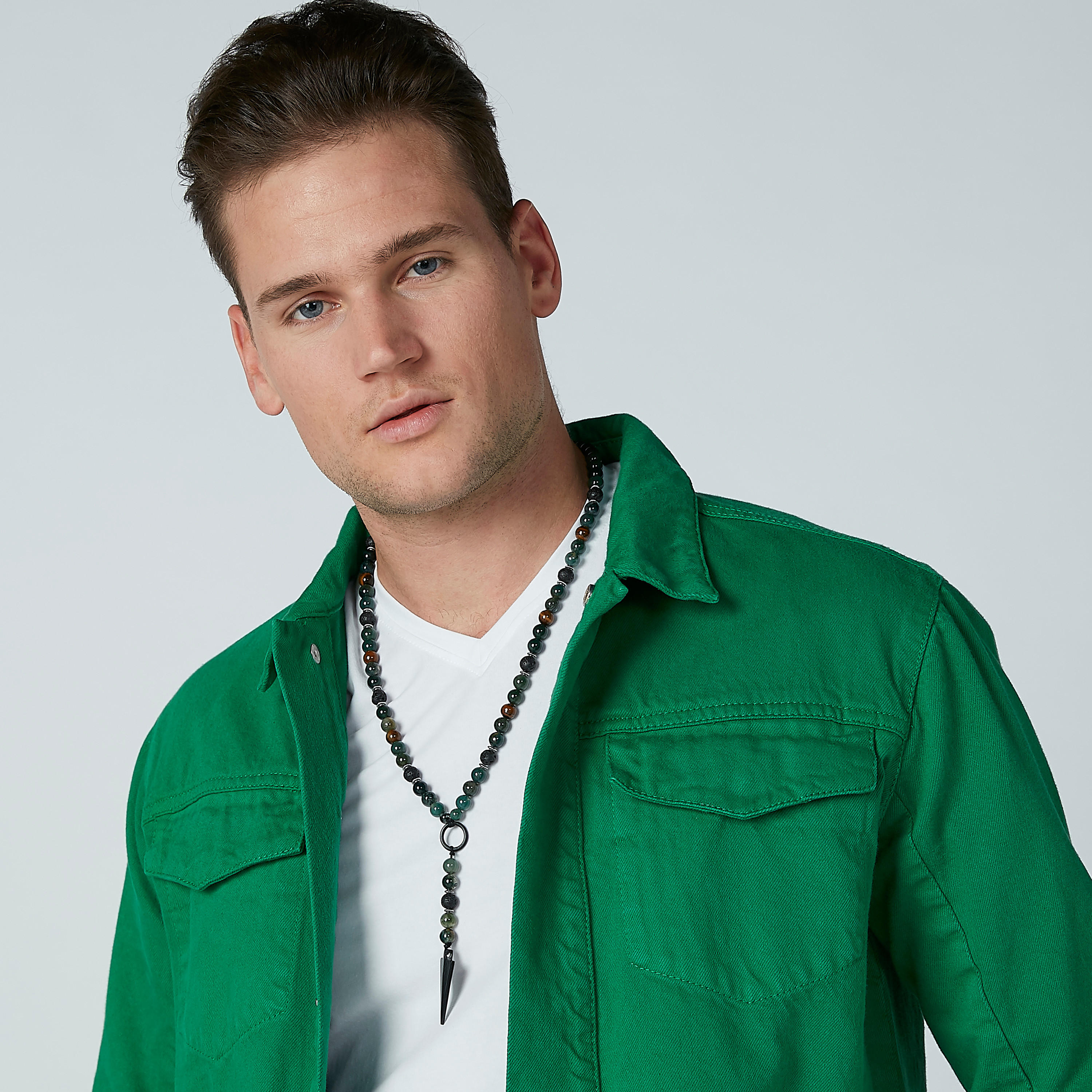 Solid Denim Jacket with Long Sleeves and Pocket Detail-men-clothing-jacketsandblazers-jackets-image-6