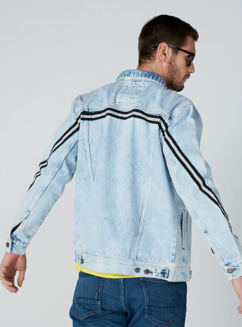 جاكيت دينم بأكمام طويلة وجيوب-men-clothing-jacketsandblazers-jackets-image-1