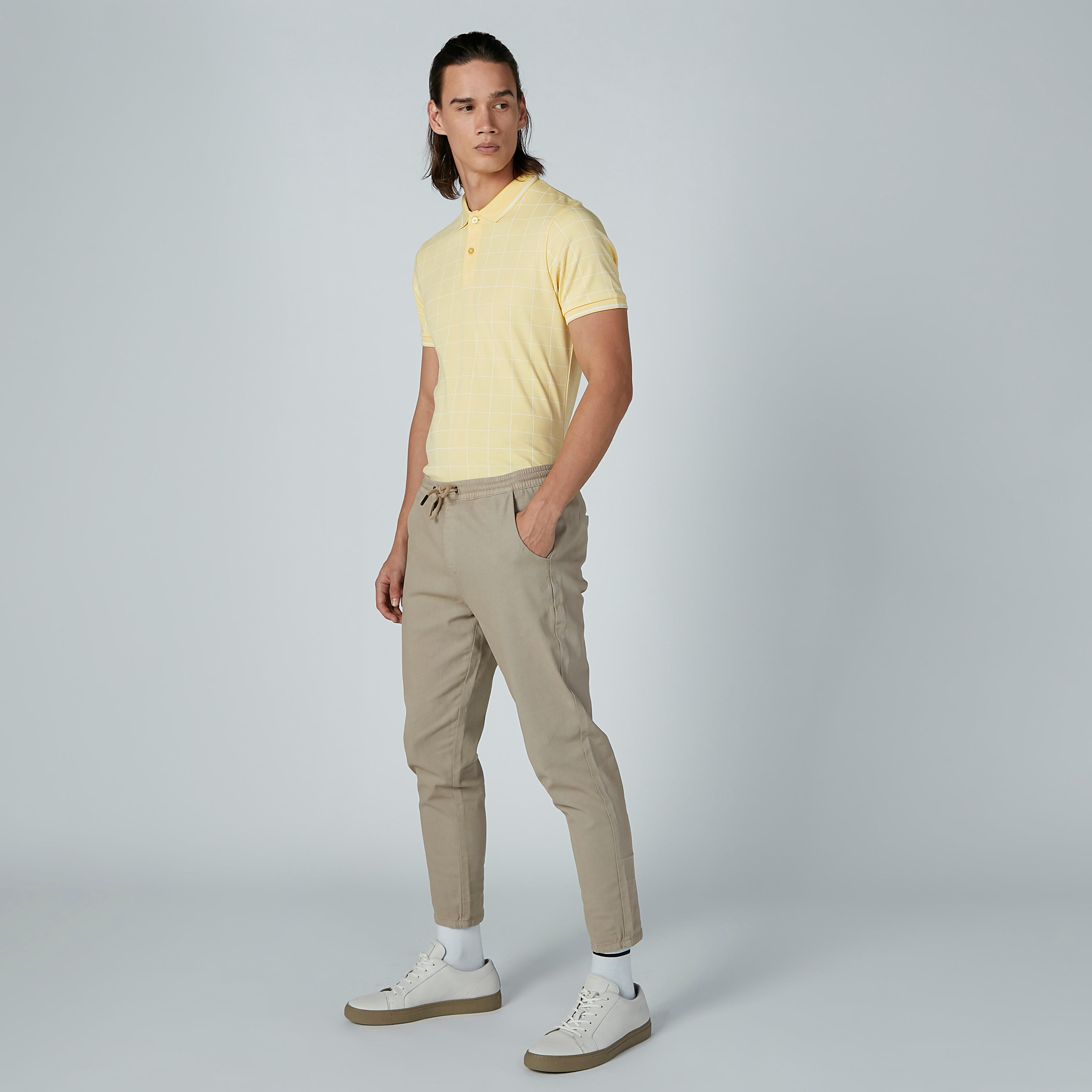 Plain Mid-Rise Trousers with Pocket Detail and Drawstring-men-clothing-bottoms-trousersandchinos-trousers-image-3