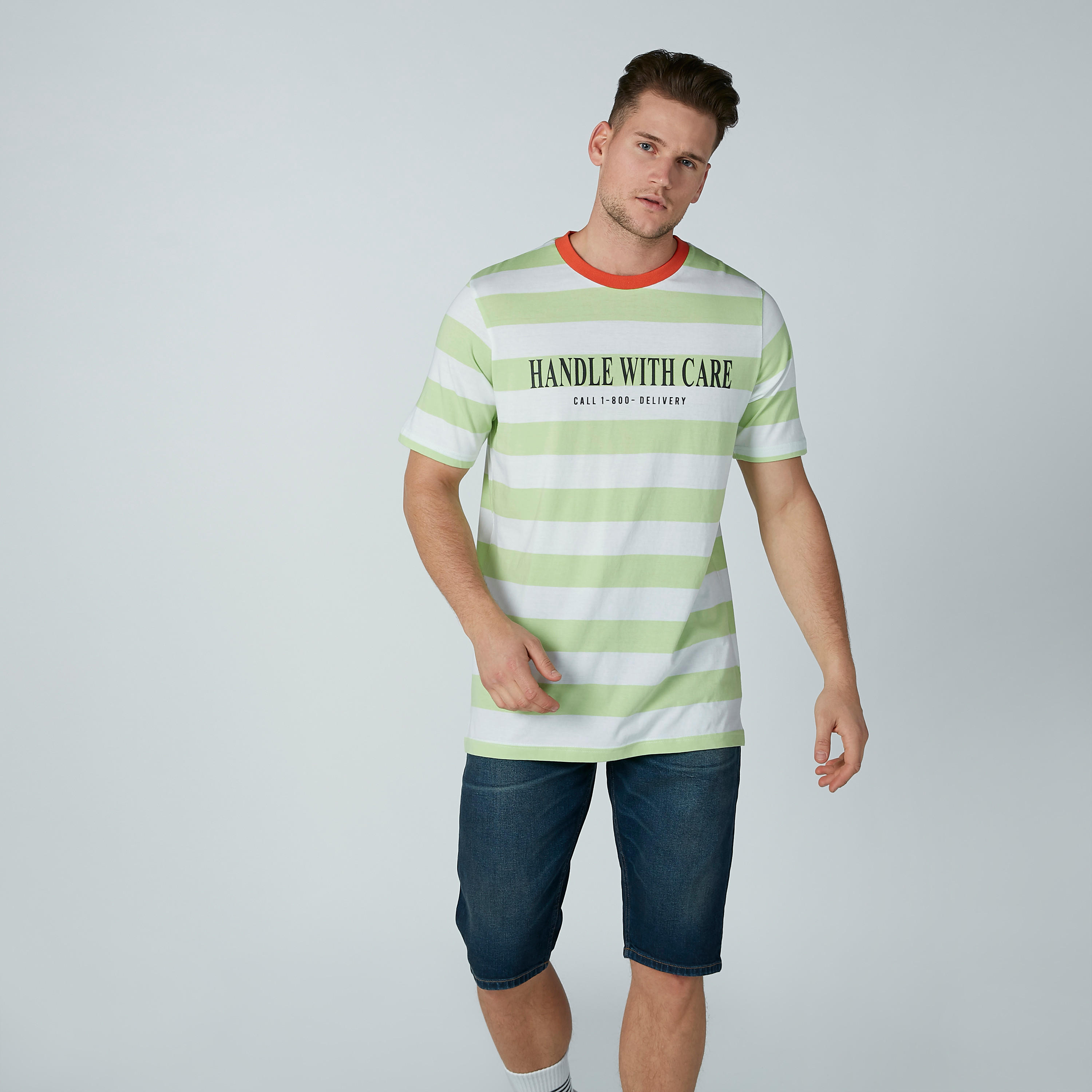 تيشيرت مقلم بأكمام قصيرة-men-clothing-tshirtsandpolos-tshirts-image-2
