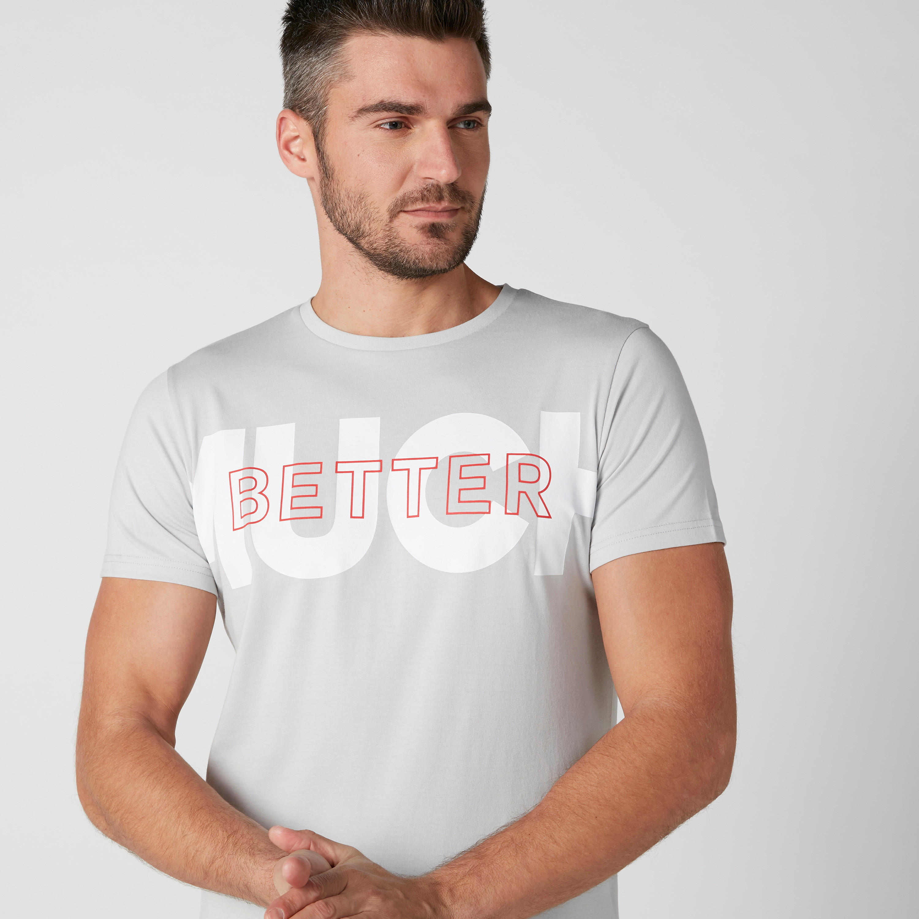 تيشيرت بطبعات وياقة مستديرة وأكمام قصيرة-men-clothing-tshirtsandpolos-tshirts-image-1