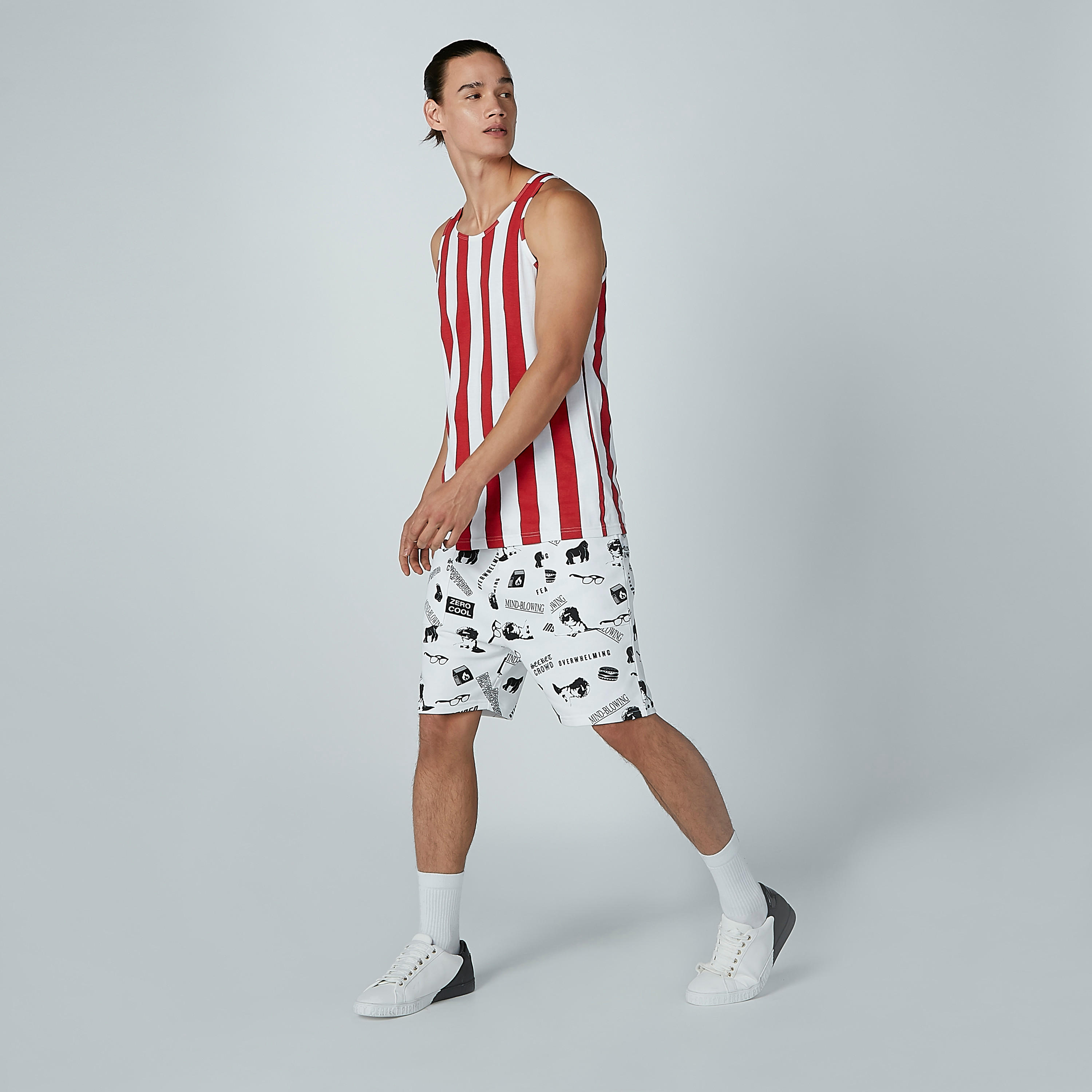 Printed Shorts with Pocket Detail and Drawstring-men-clothing-bottoms-shorts-image-2
