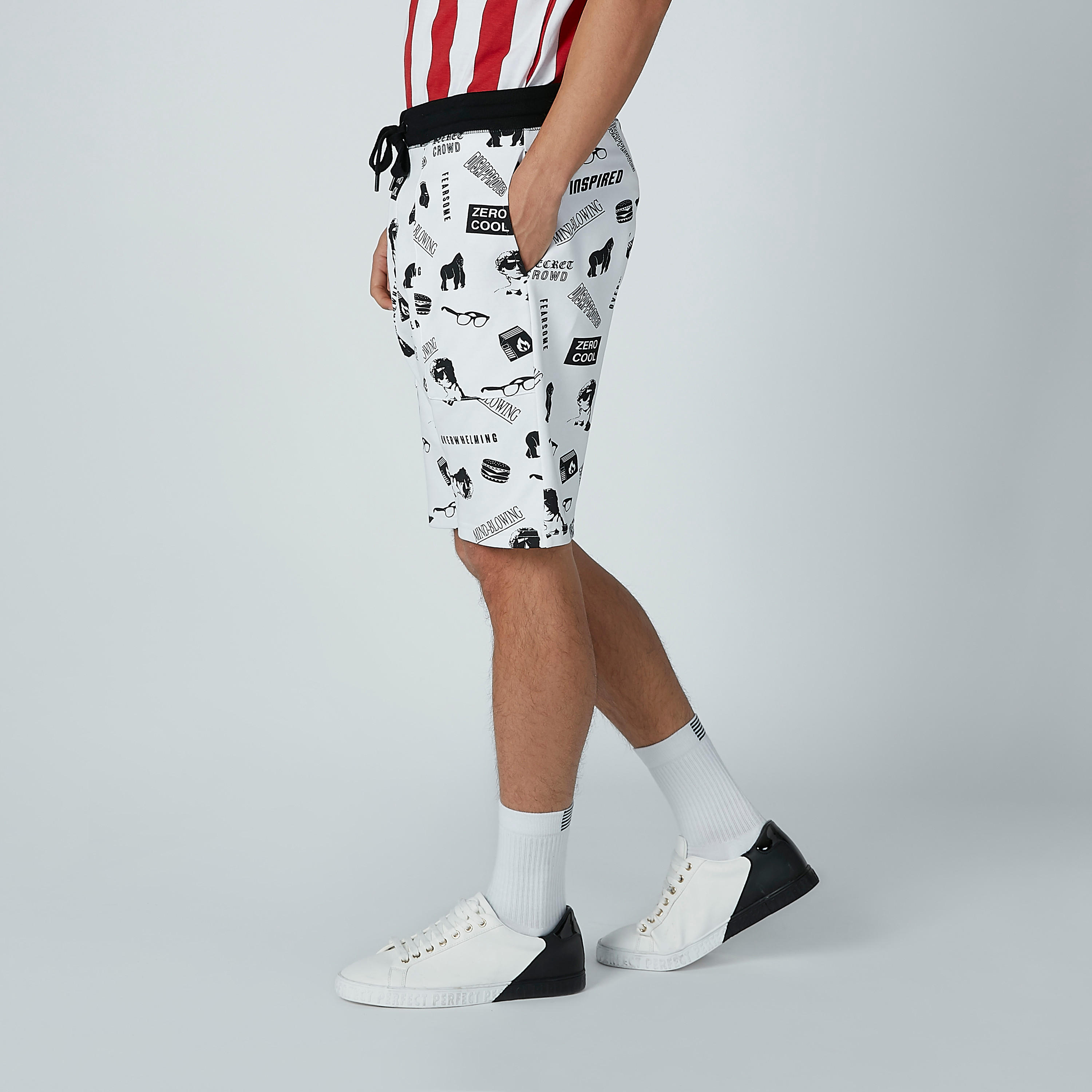 Printed Shorts with Pocket Detail and Drawstring-men-clothing-bottoms-shorts-image-3