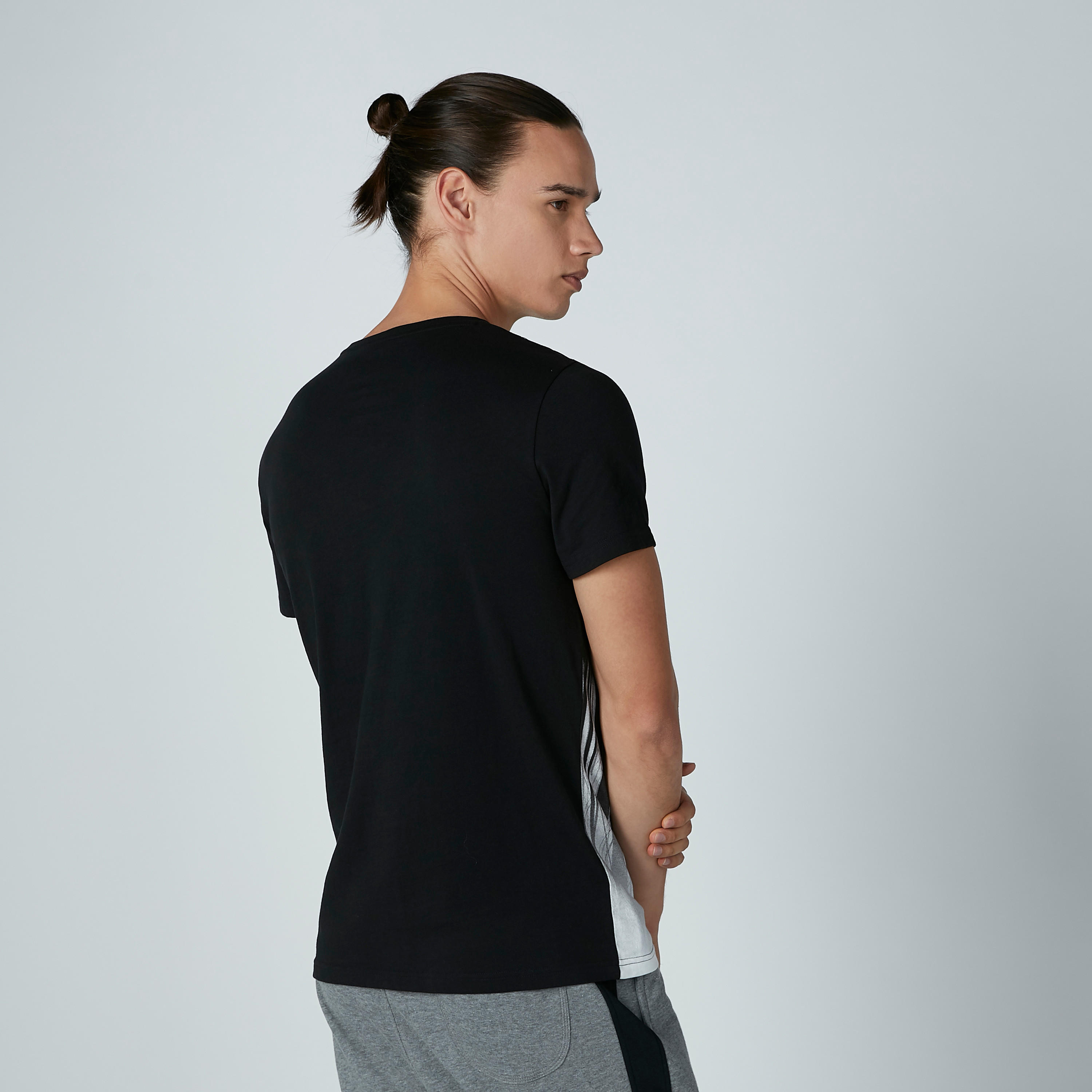 Printed T-shirt with Short Sleeves-men-clothing-tshirtsandpolos-tshirts-image-3