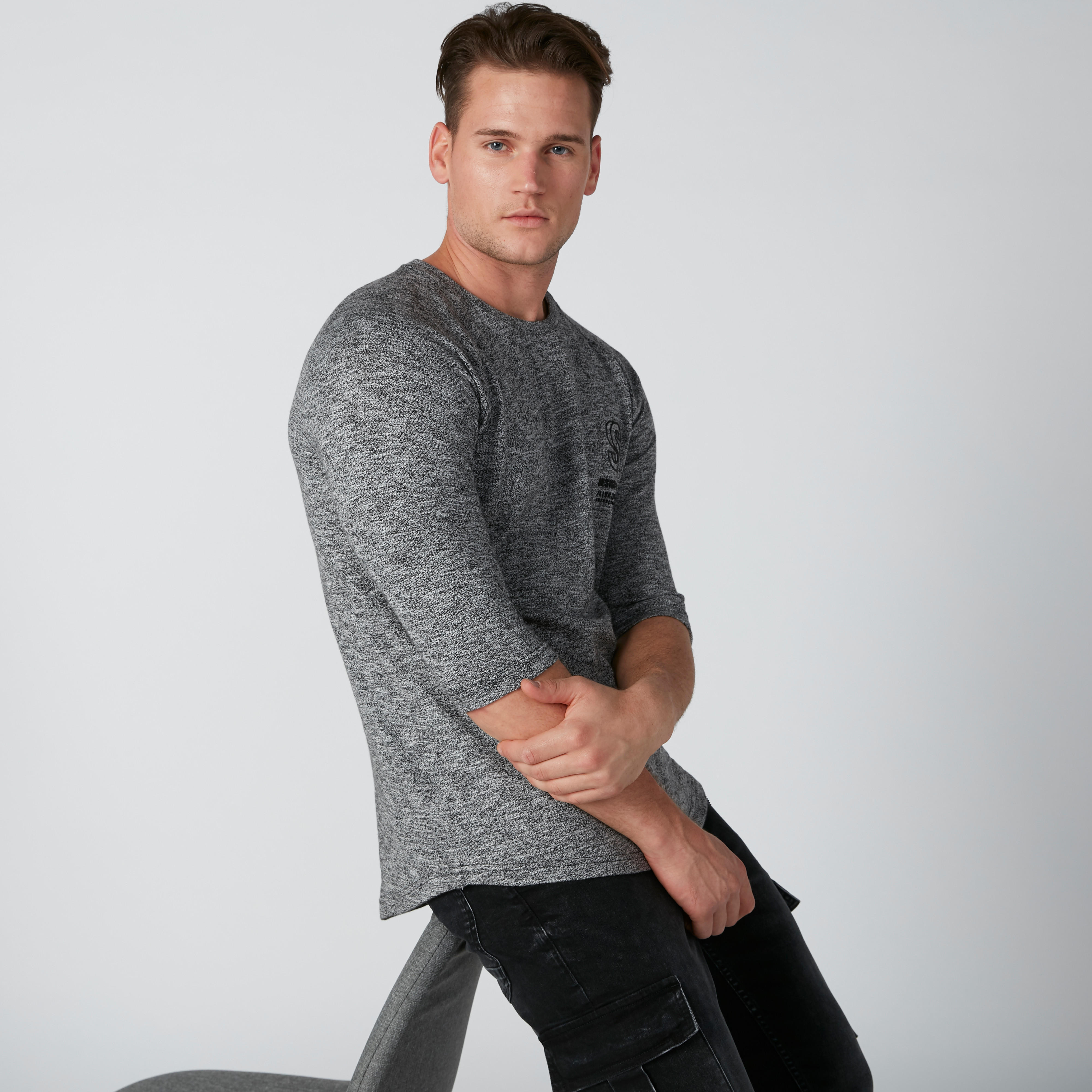 Printed T-Shirt with Round Neck and Raglan Sleeves-men-clothing-tshirtsandpolos-tshirts-image-4