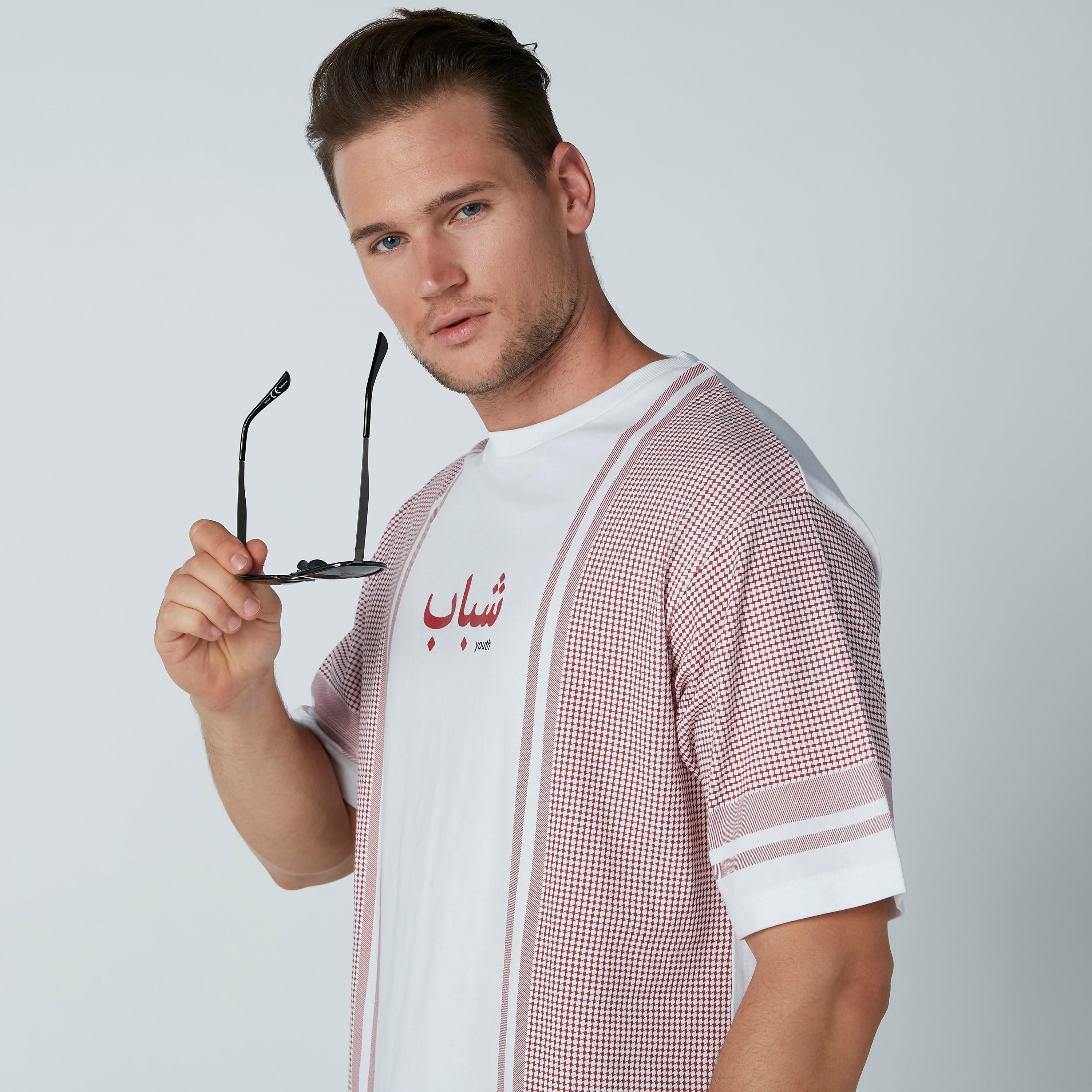 Sustainable Printed T-Shirt with Round Neck-men-clothing-tshirtsandpolos-tshirts-image-1