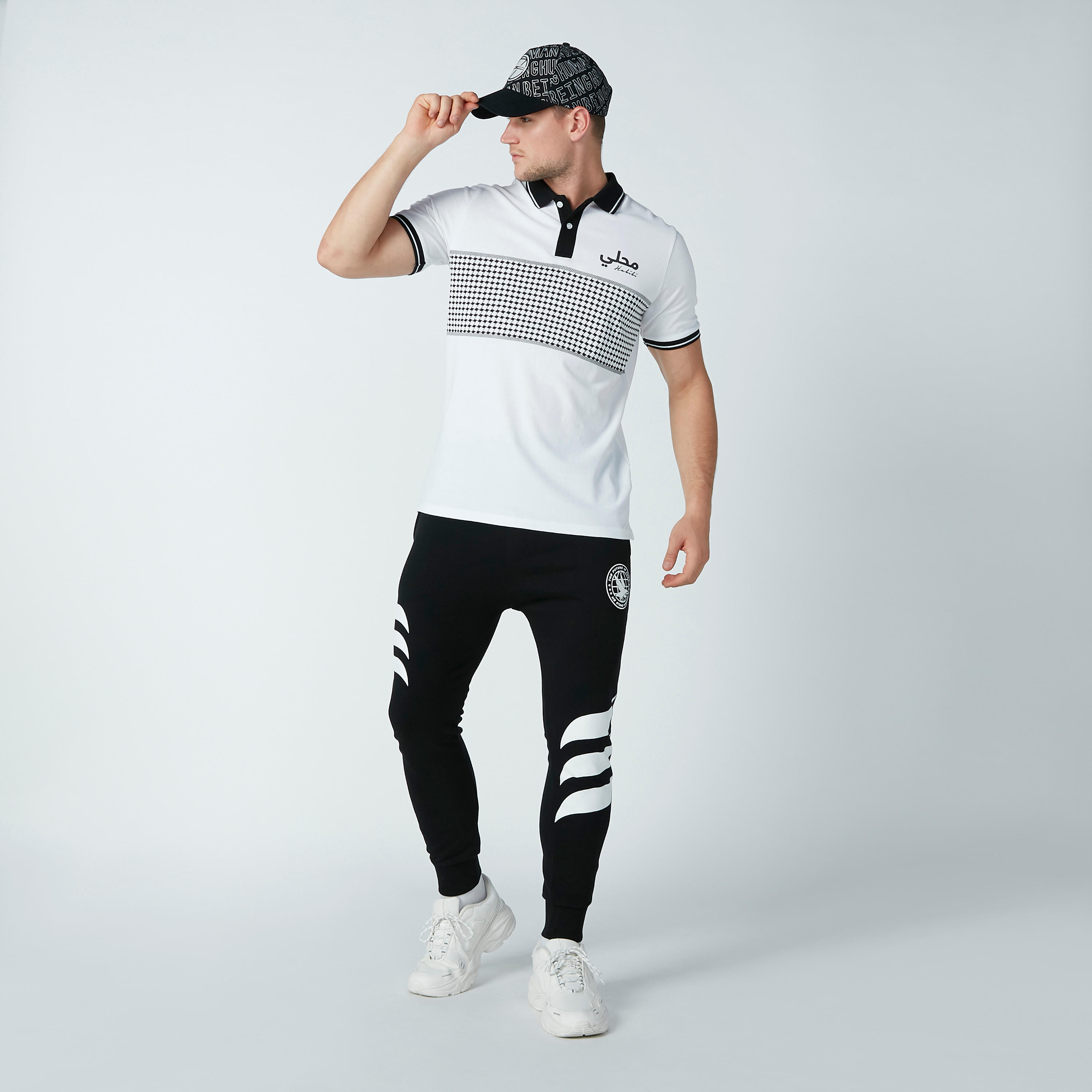 تيشيرت بياقة بولو وأكمام قصيرة وطبعات-men-clothing-tshirtsandpolos-polos-image-1