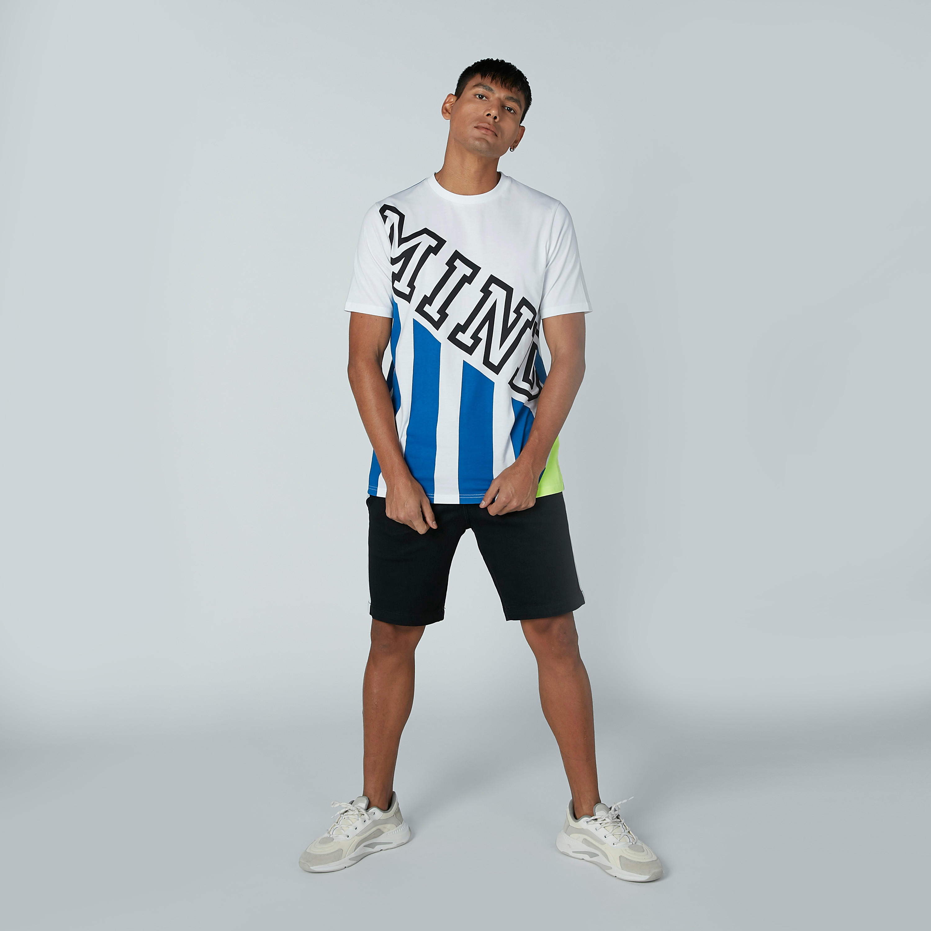 Printed T-shirt with Crew Neck and Short Sleeves-men-clothing-tshirtsandpolos-tshirts-image-1