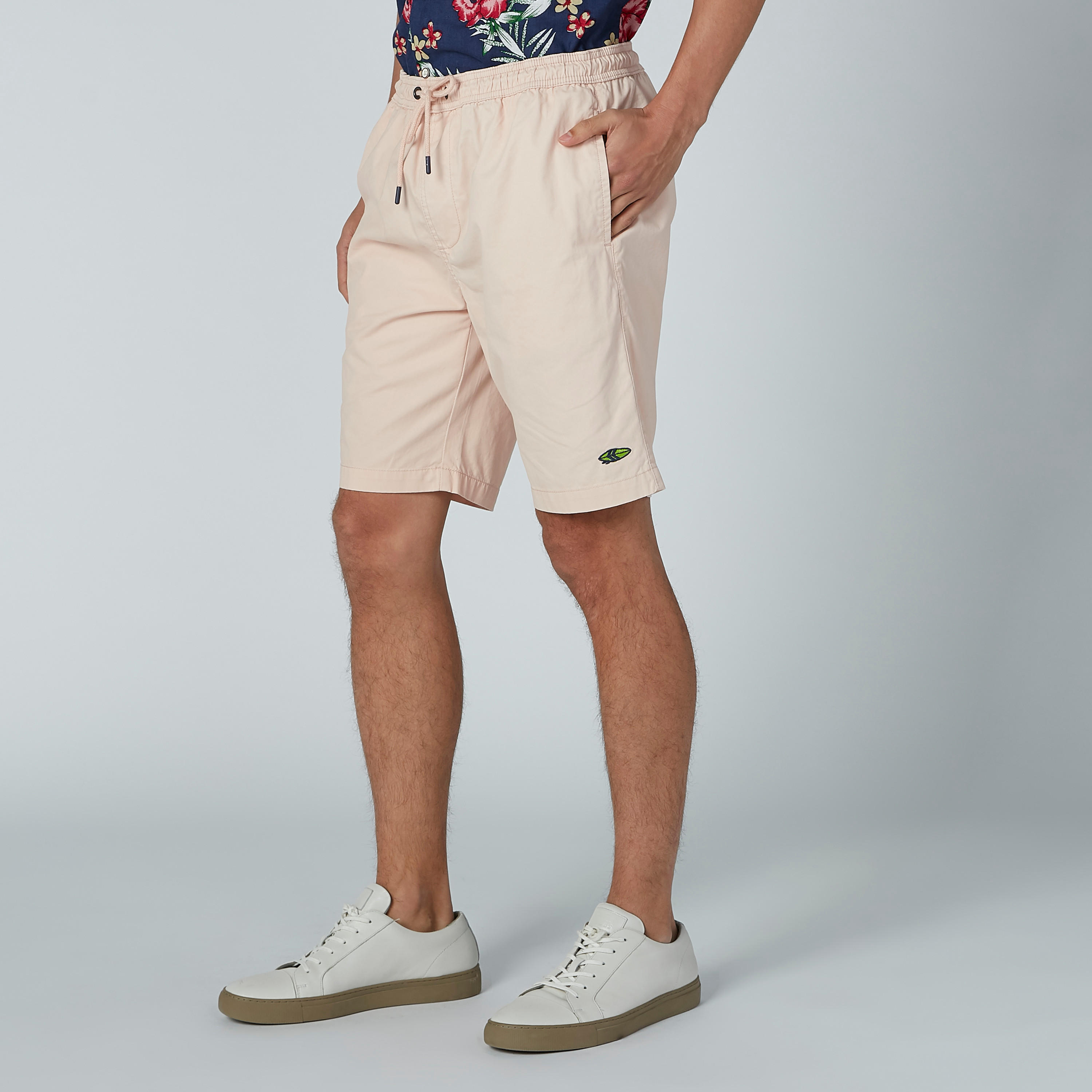 Solid Shorts with Pocket Detail and Drawstring-men-clothing-bottoms-shorts-image-1
