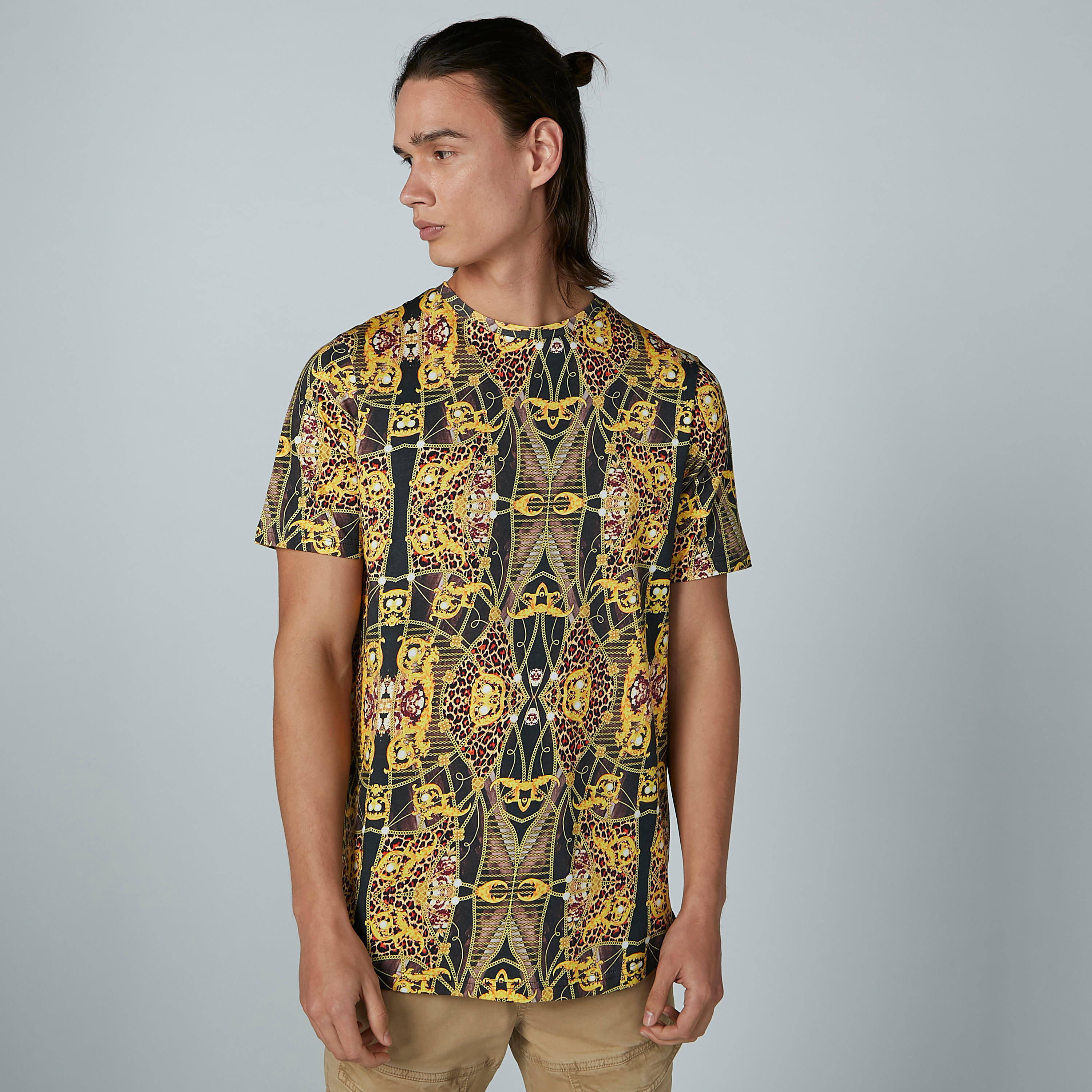 Printed T-Shirt with Short Sleeves-men-clothing-tshirtsandpolos-tshirts-image-2
