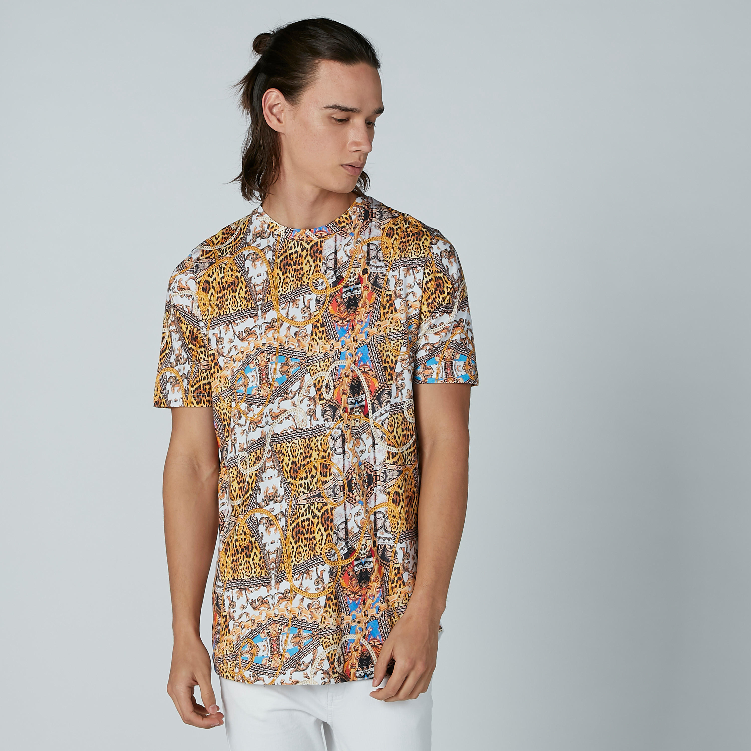 تيشيرت كاجوال بأكمام قصيرة  وطبعات-men-clothing-tshirtsandpolos-tshirts-image-2