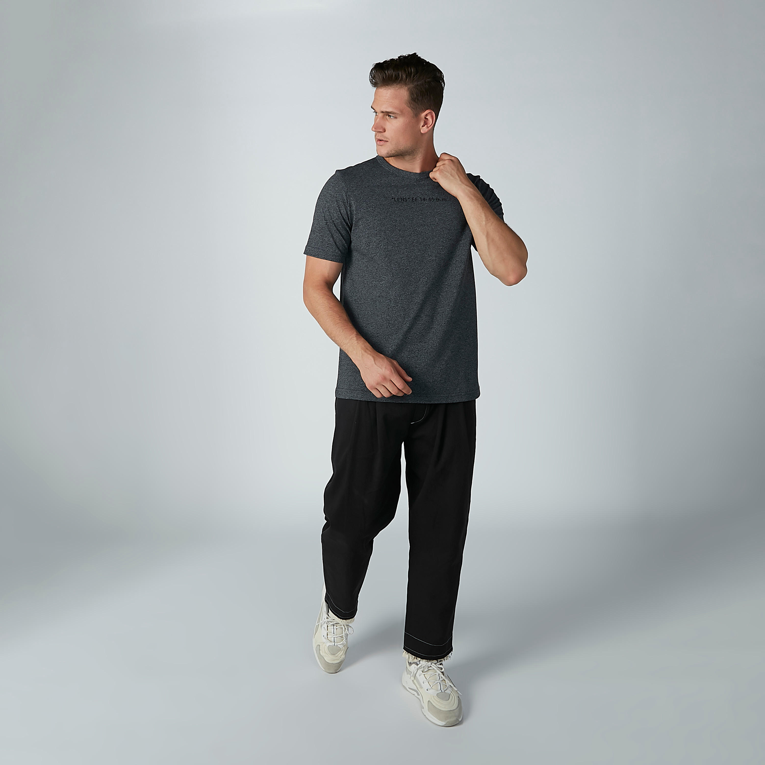 Solid T-shirt with Short Sleeves and Round Neck-men-clothing-tshirtsandpolos-tshirts-image-1