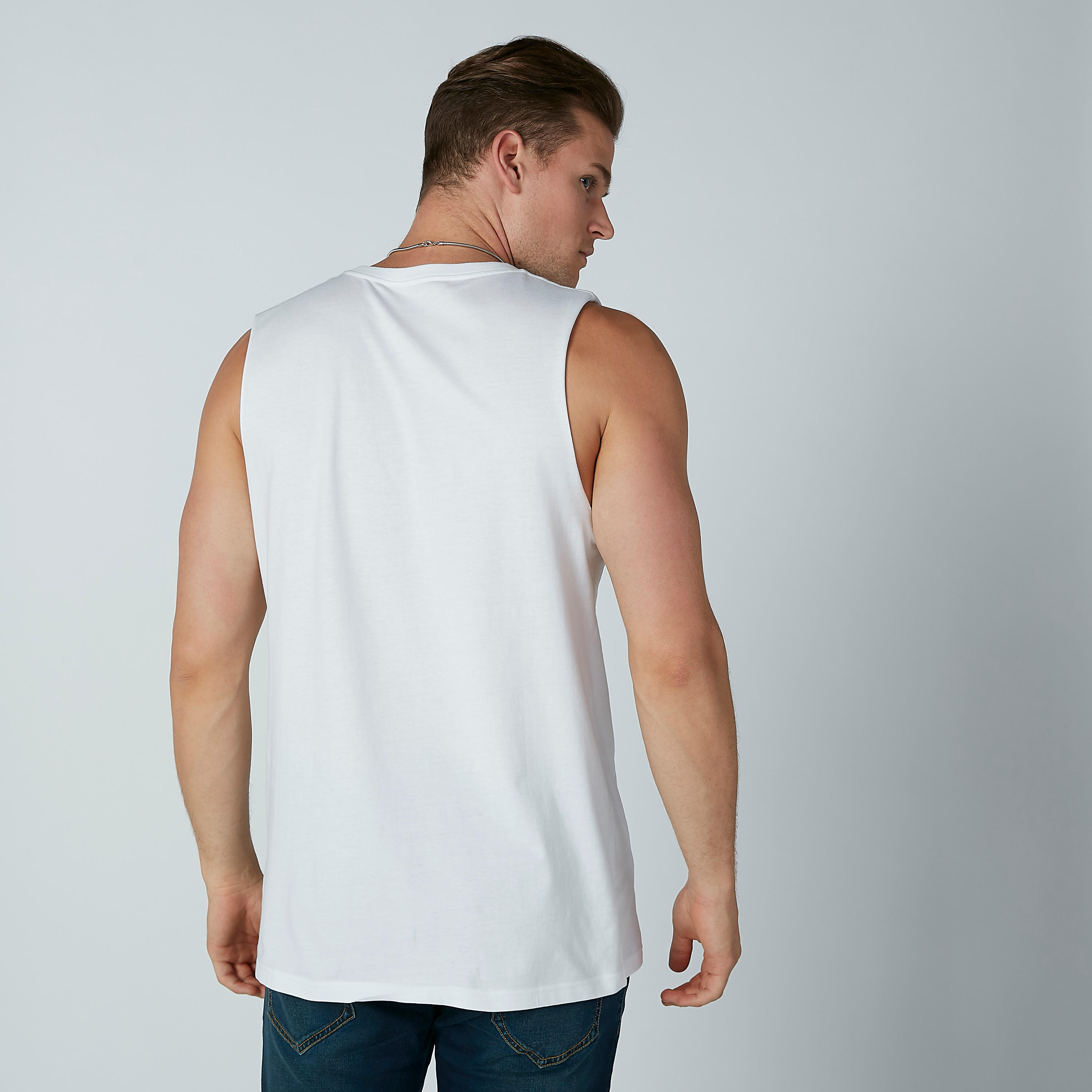 Printed Sleeveless T-shirt with Round Neck-men-clothing-tshirtsandpolos-tshirts-image-4