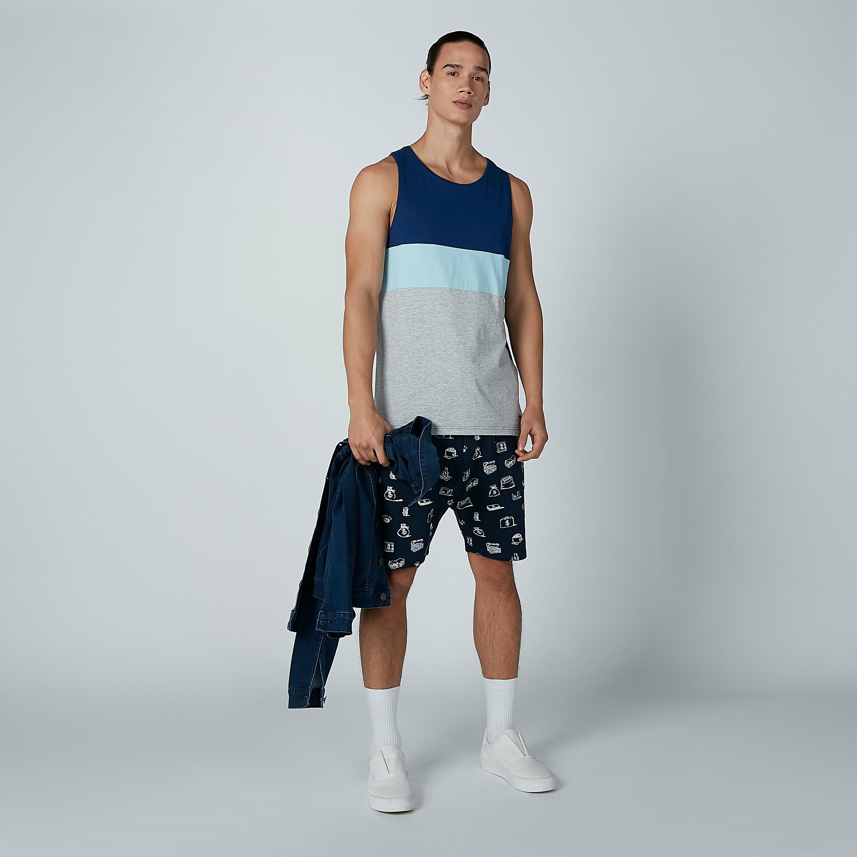 تيشيرت سادة دون أكمام بياقة مستديرة-men-clothing-tshirtsandpolos-tshirts-image-3