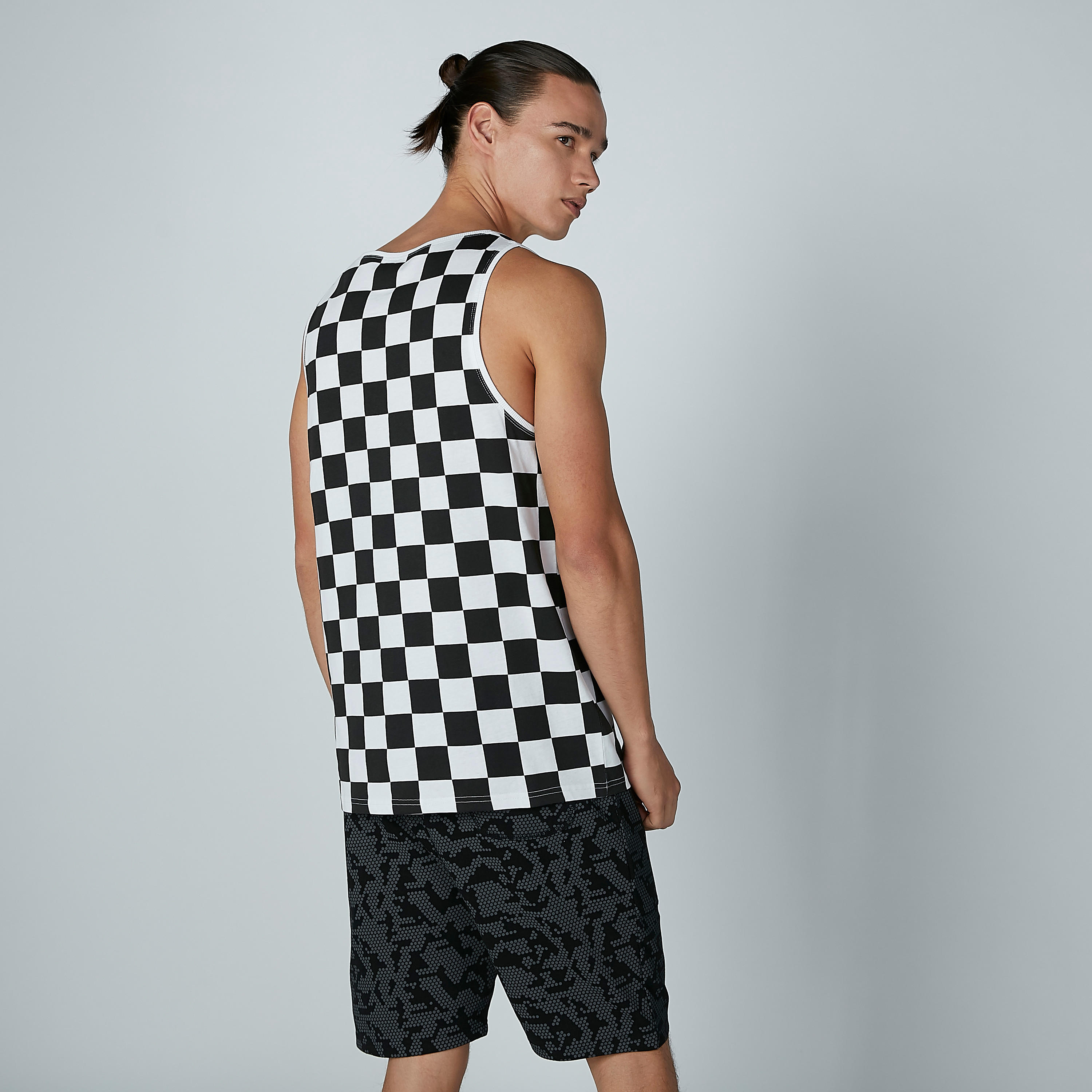 تيشيرت كاروهات دون أكمام بياقة مستديرة-men-clothing-tshirtsandpolos-tshirts-image-3
