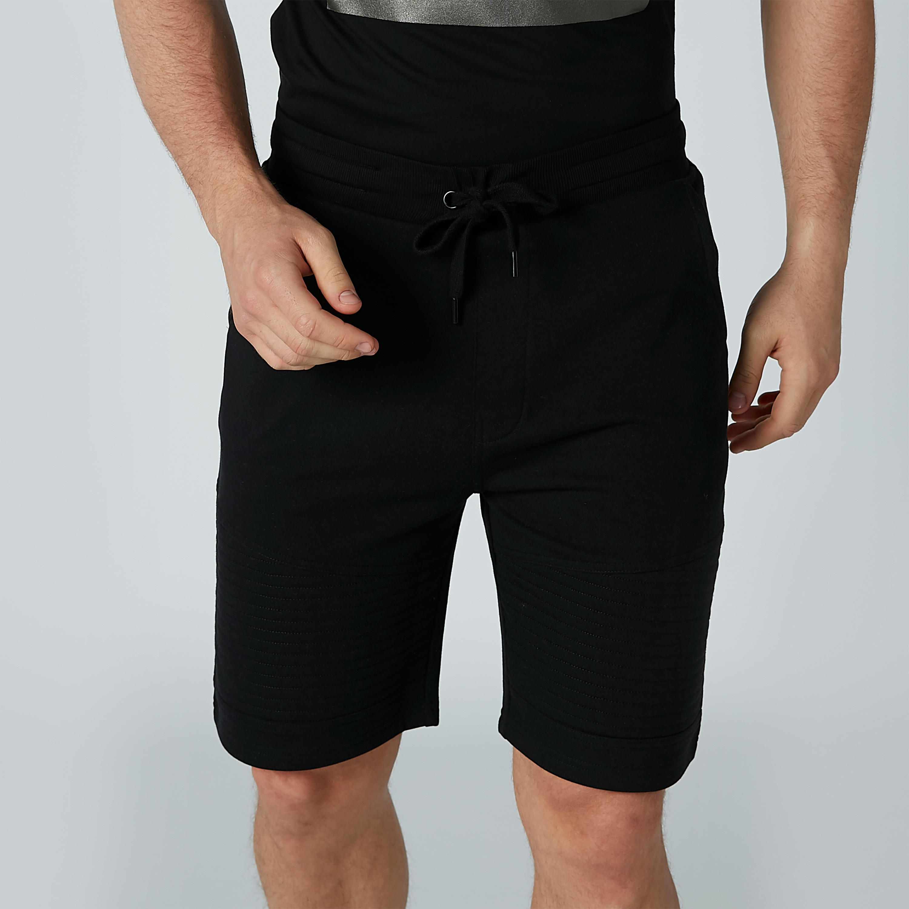 Solid Shorts with Pocket Detail and Drawstring-men-clothing-bottoms-shorts-image-3