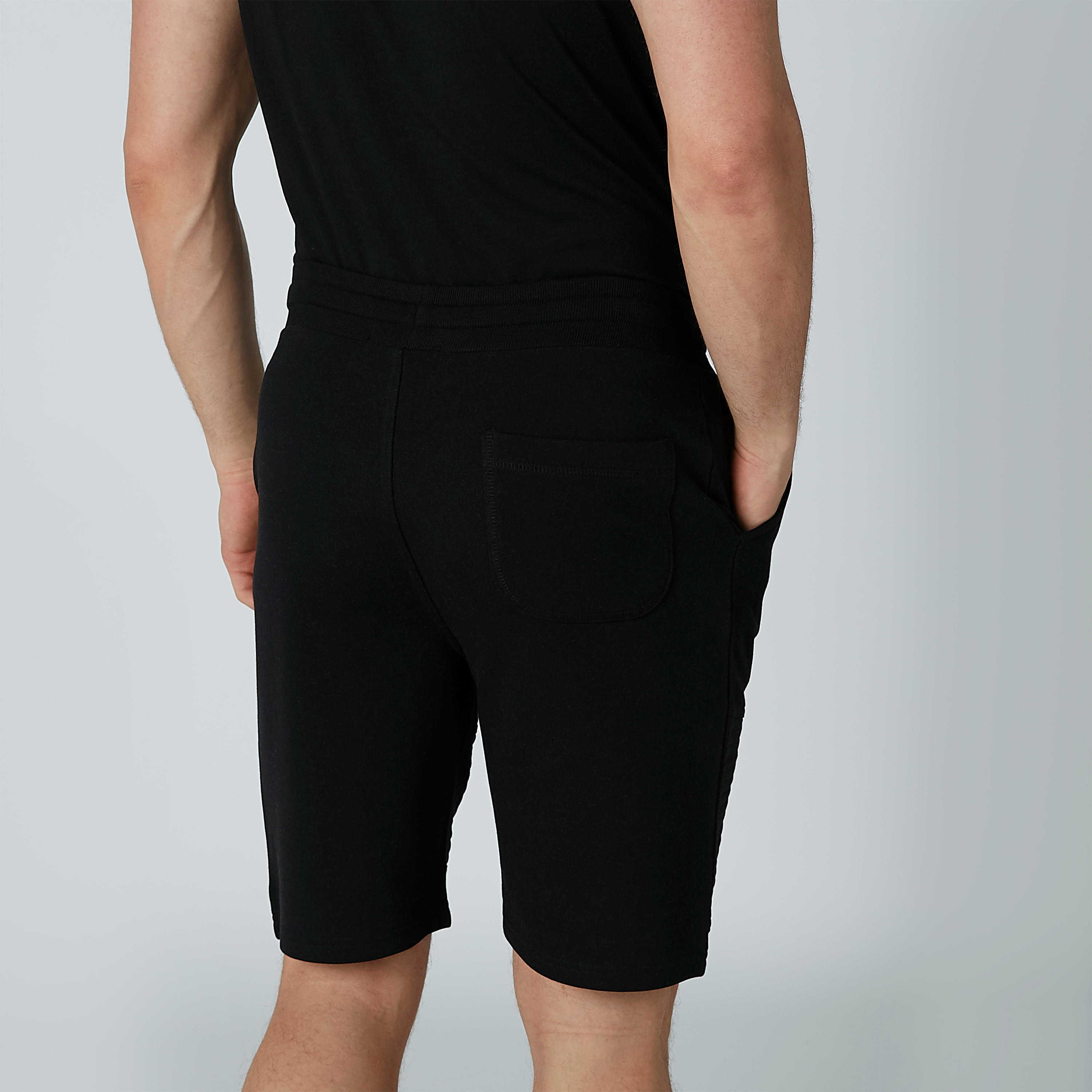 Solid Shorts with Pocket Detail and Drawstring-men-clothing-bottoms-shorts-image-4