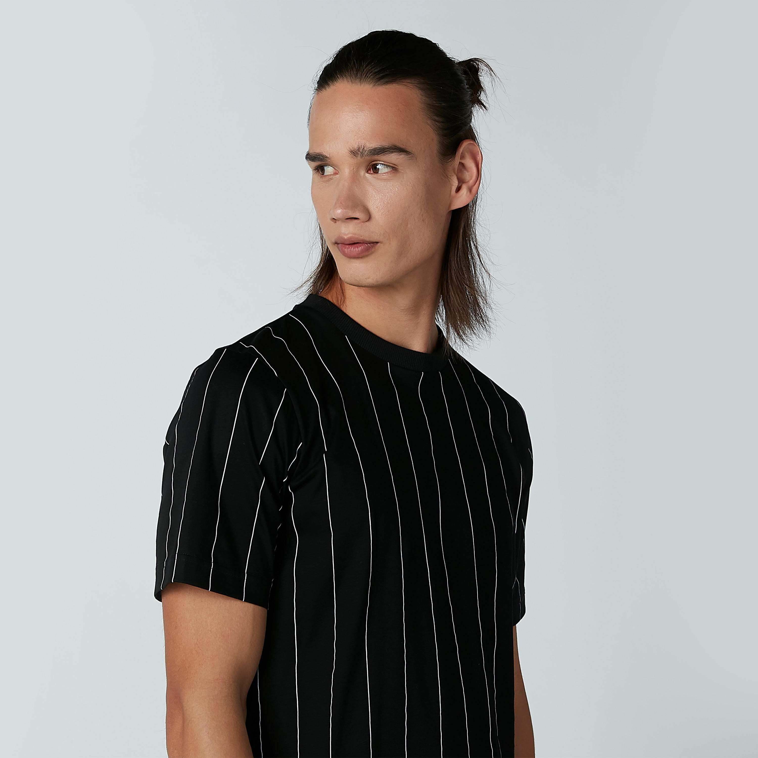 Striped T-shirt with Short Sleeves and Round Neck-men-clothing-tshirtsandpolos-tshirts-image-2