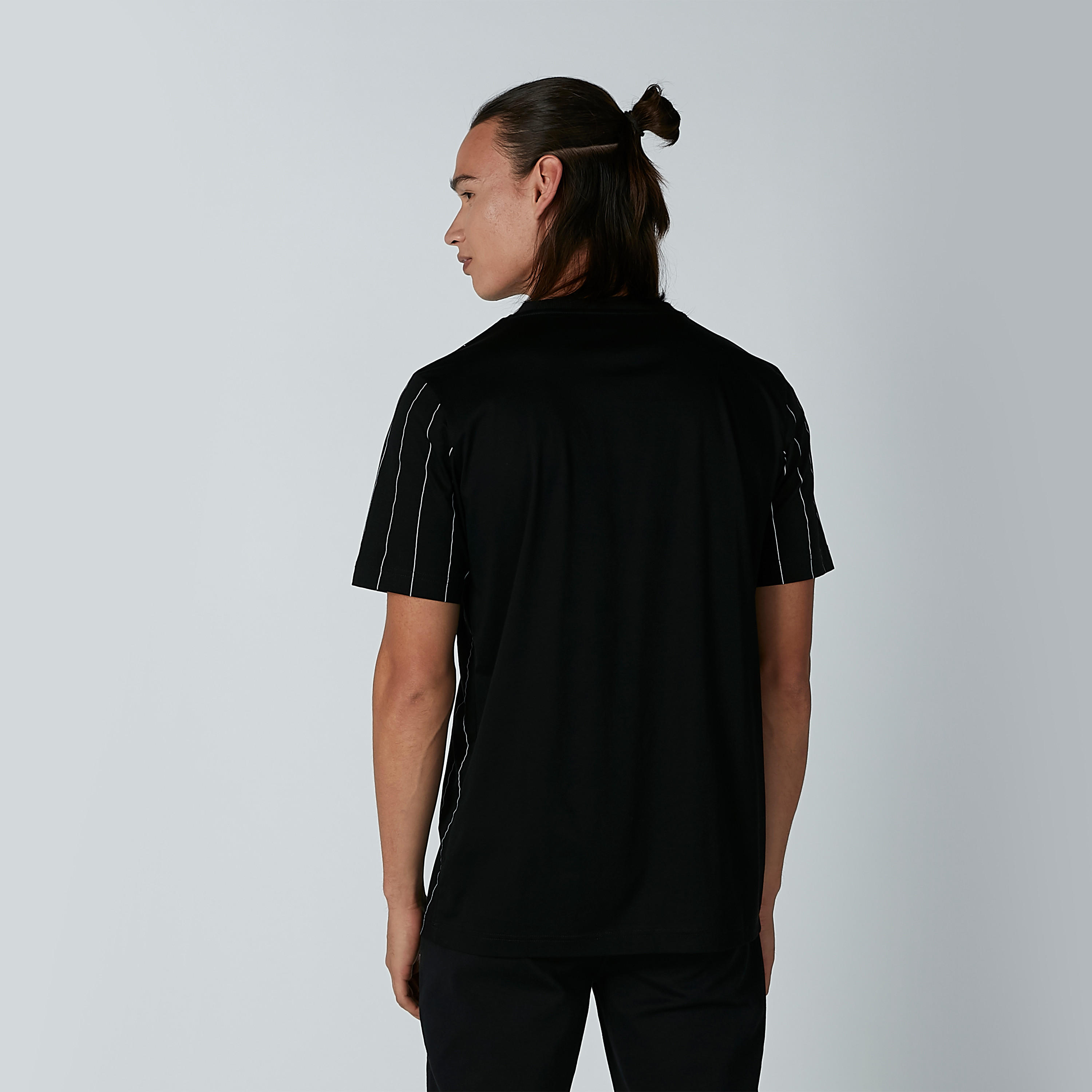 Striped T-shirt with Short Sleeves and Round Neck-men-clothing-tshirtsandpolos-tshirts-image-4