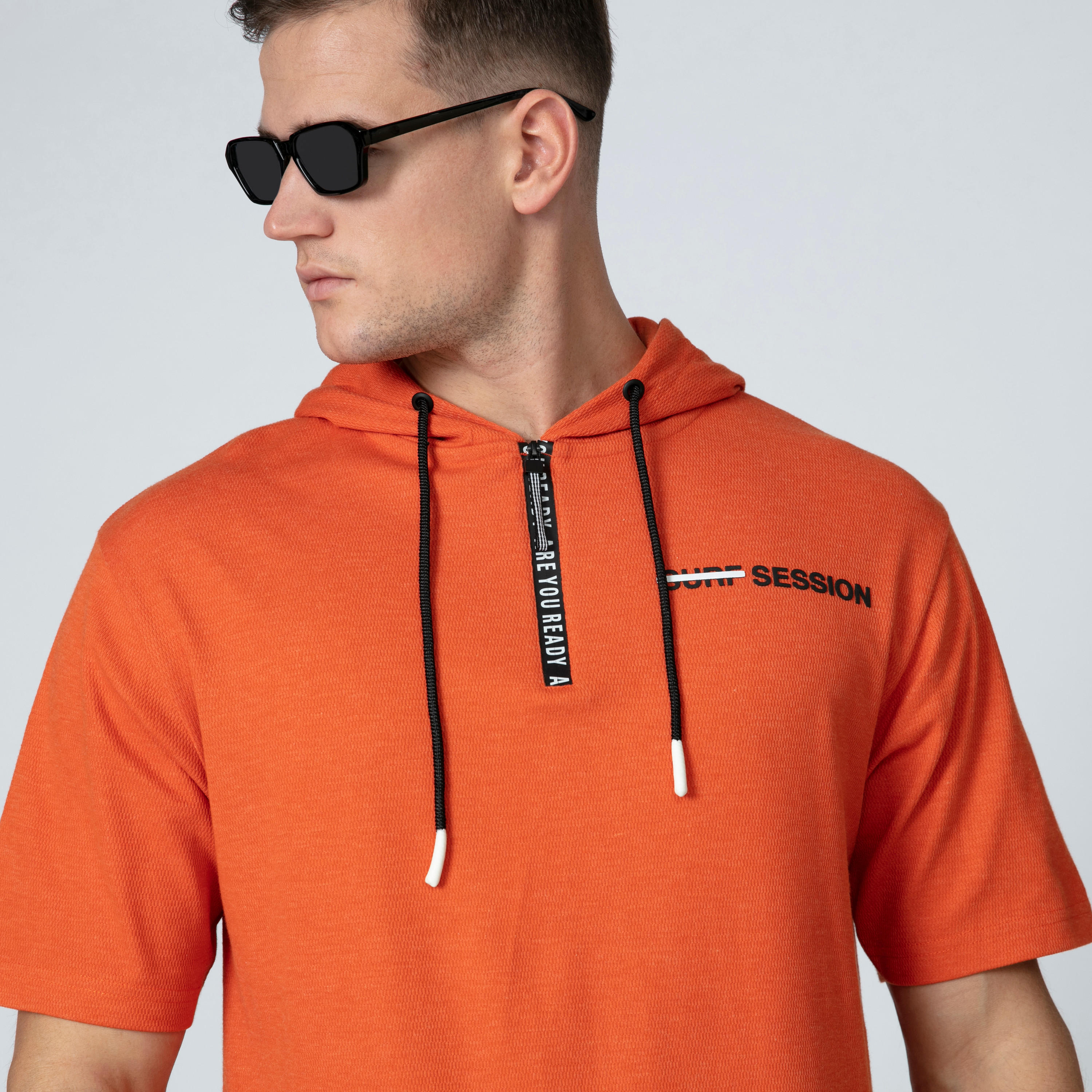 Printed T-shirt with Hood and Kangaroo Pockets-men-clothing-tshirtsandpolos-tshirts-image-5
