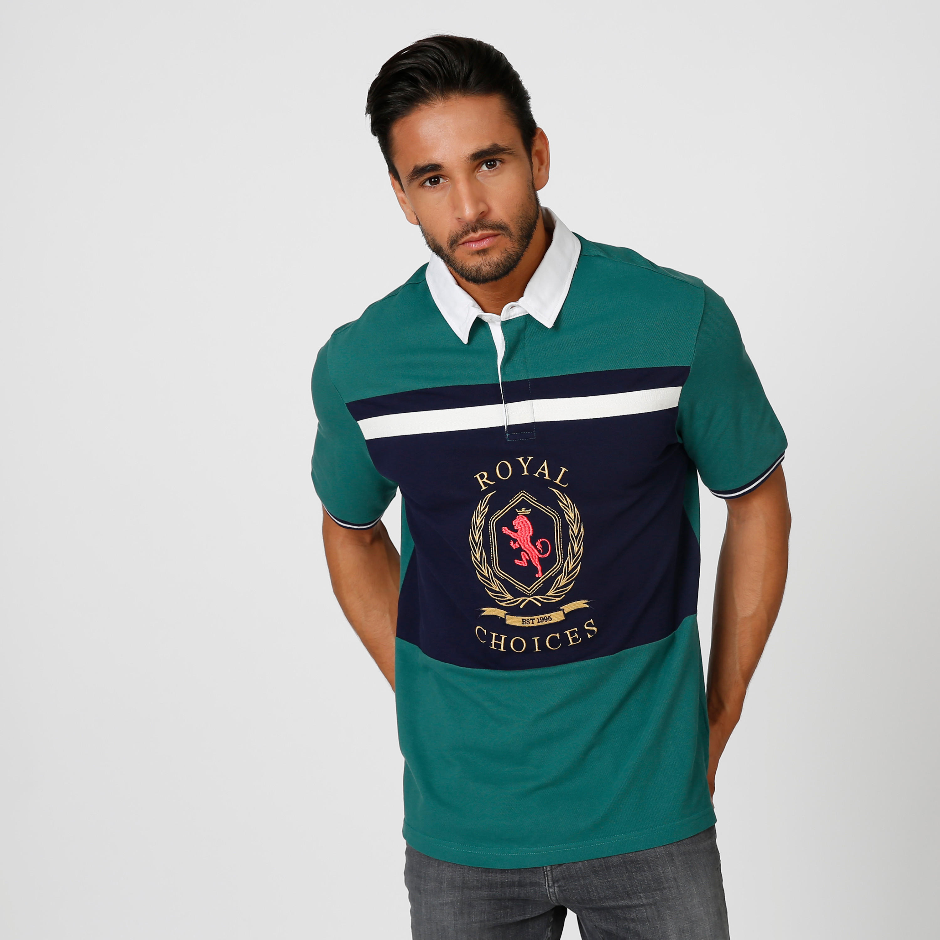 تيشرت بولو بأكمام قصيرة وطبعات-men-clothing-tshirtsandpolos-polos-image-5