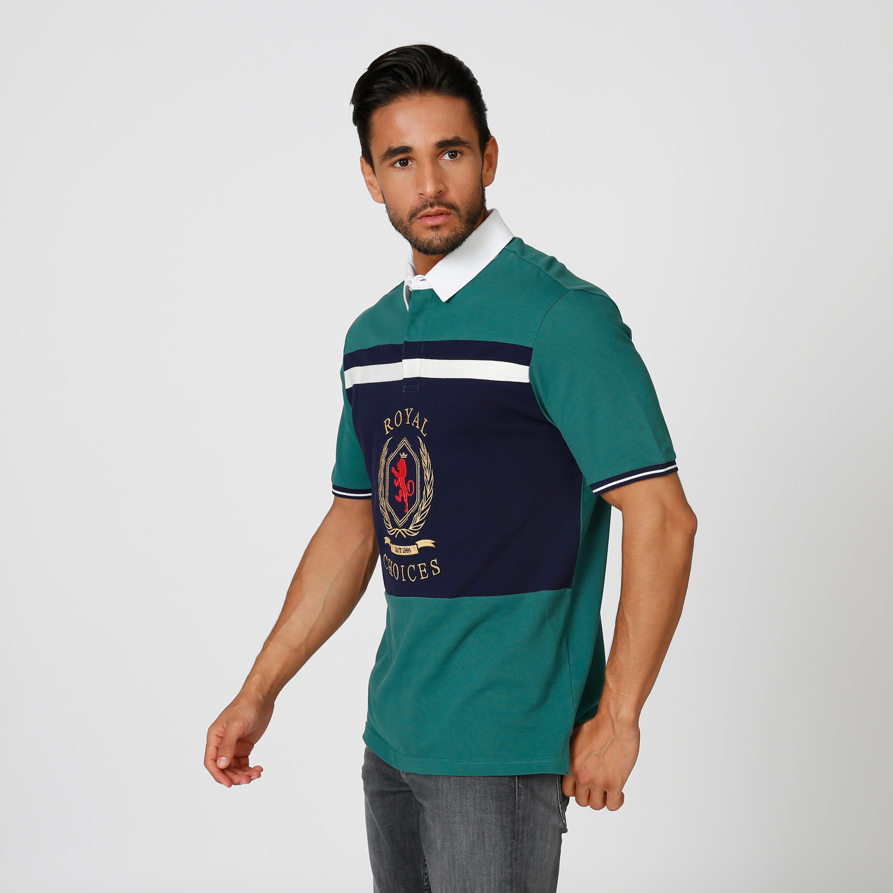 تيشرت بولو بأكمام قصيرة وطبعات-men-clothing-tshirtsandpolos-polos-image-4