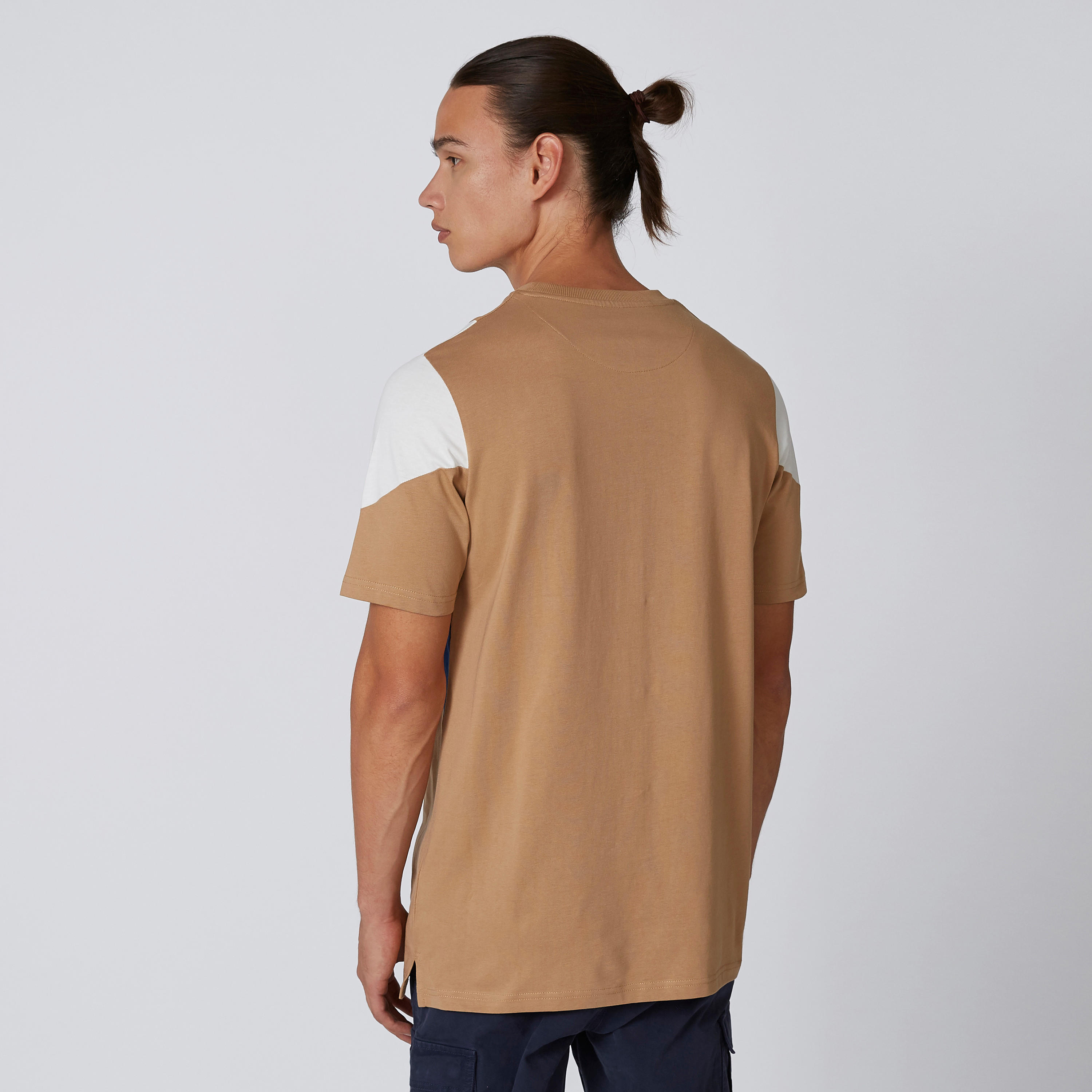 Printed T-shirt with Round Neck and Short Sleeves-men-clothing-tshirtsandpolos-tshirts-image-2