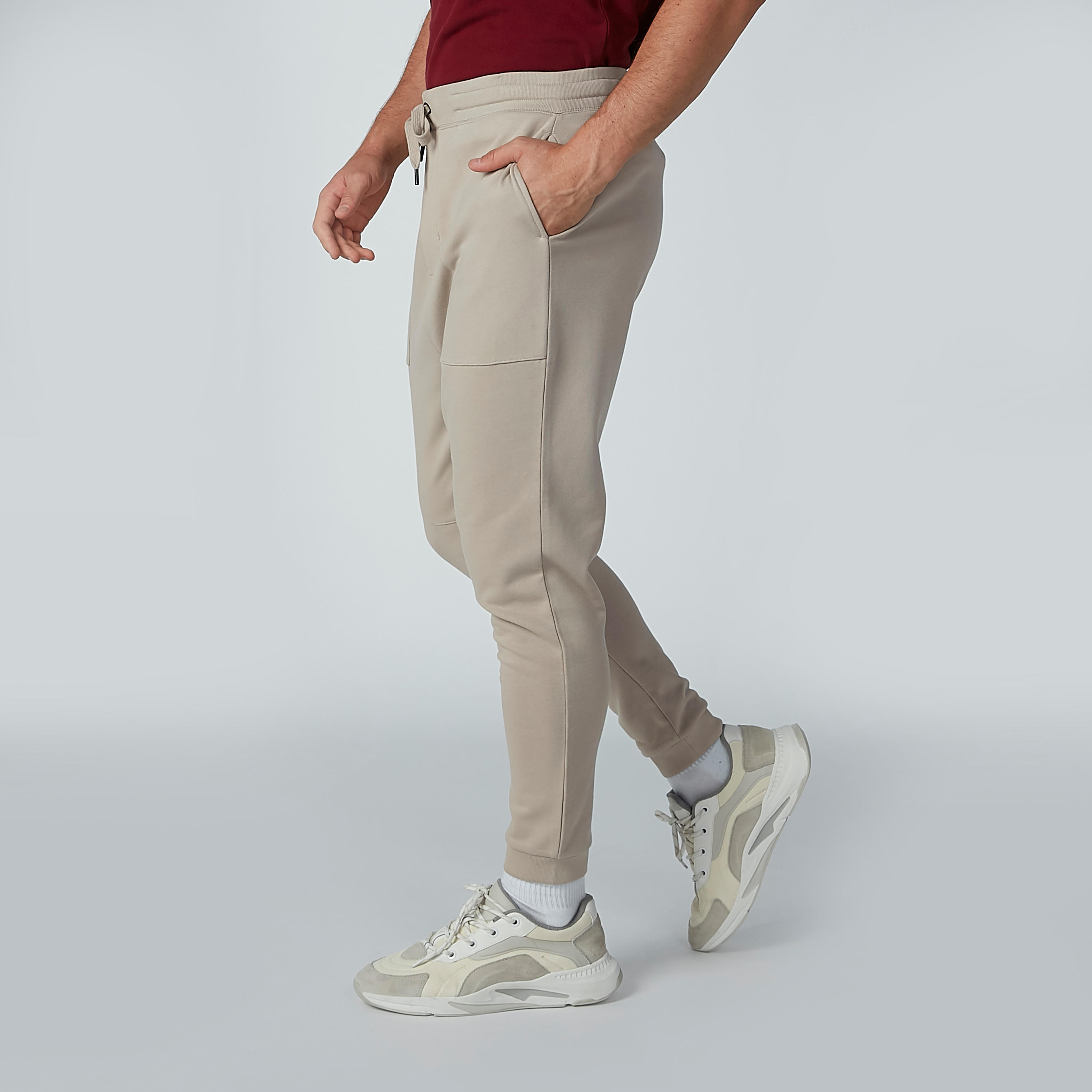 بنطال دينم طويل برباط وجيوب-men-clothing-bottoms-joggers-image-4