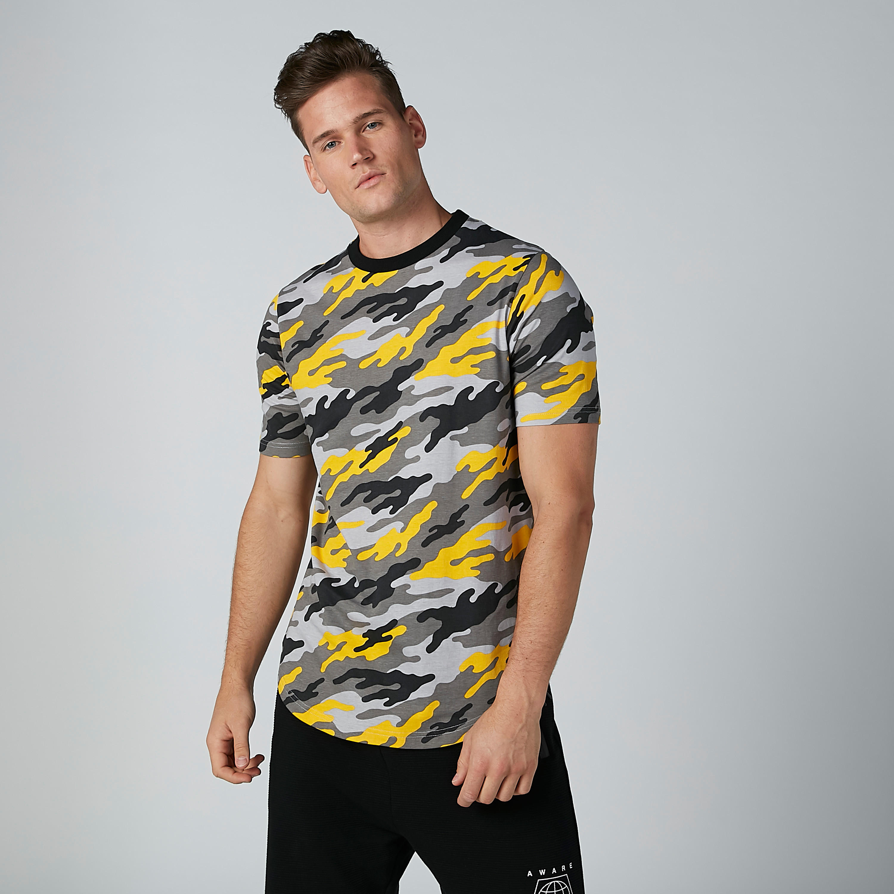 Sustainable Printed T-shirt in Slim-Fit with Short Sleeves-men-clothing-tshirtsandpolos-tshirts-image-5