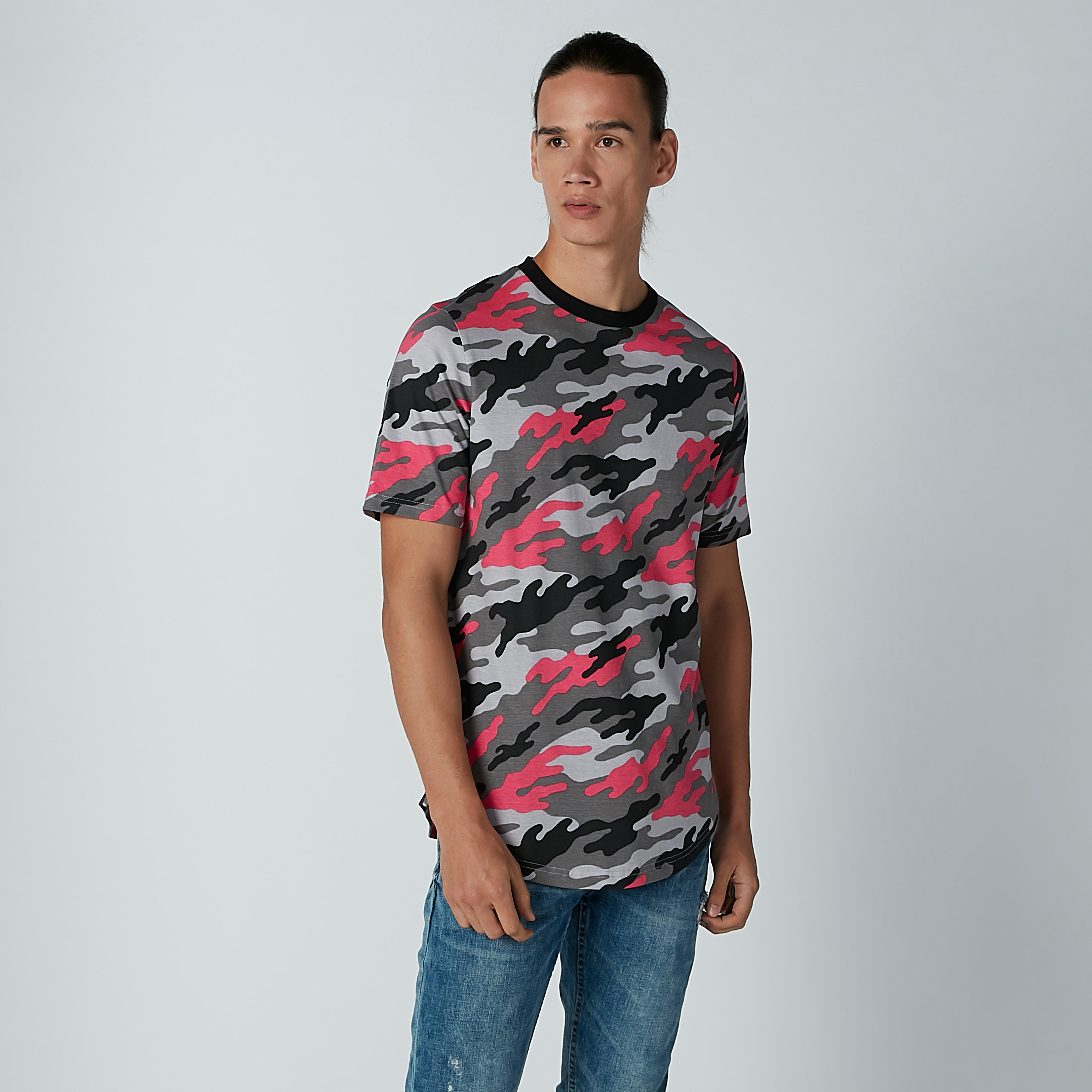 Sustainable Printed T-shirt in Slim-Fit with Short Sleeves-men-clothing-tshirtsandpolos-tshirts-image-3