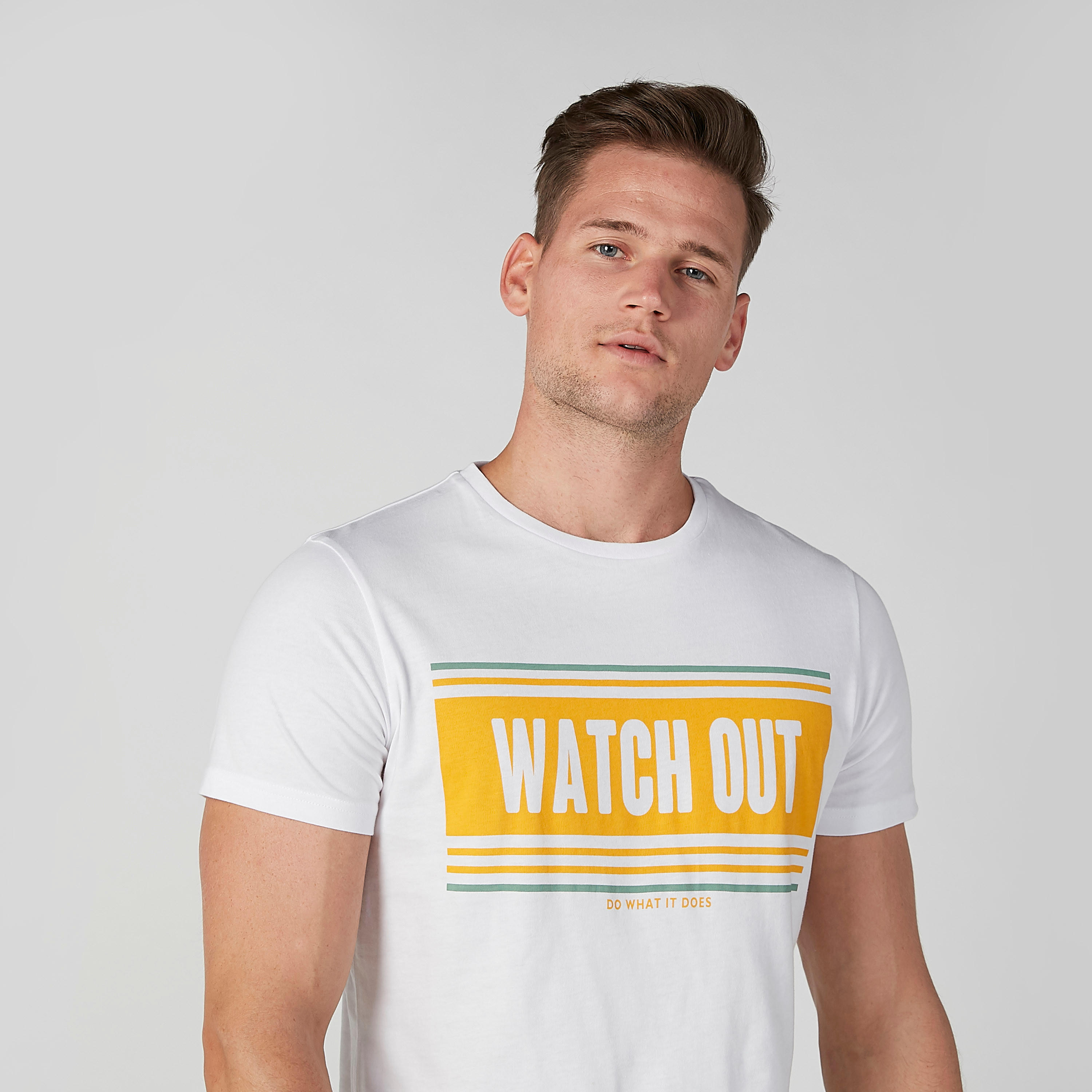 Sustainable Printed Crew Neck T-shirt with Short Sleeves-men-clothing-tshirtsandpolos-tshirts-image-1