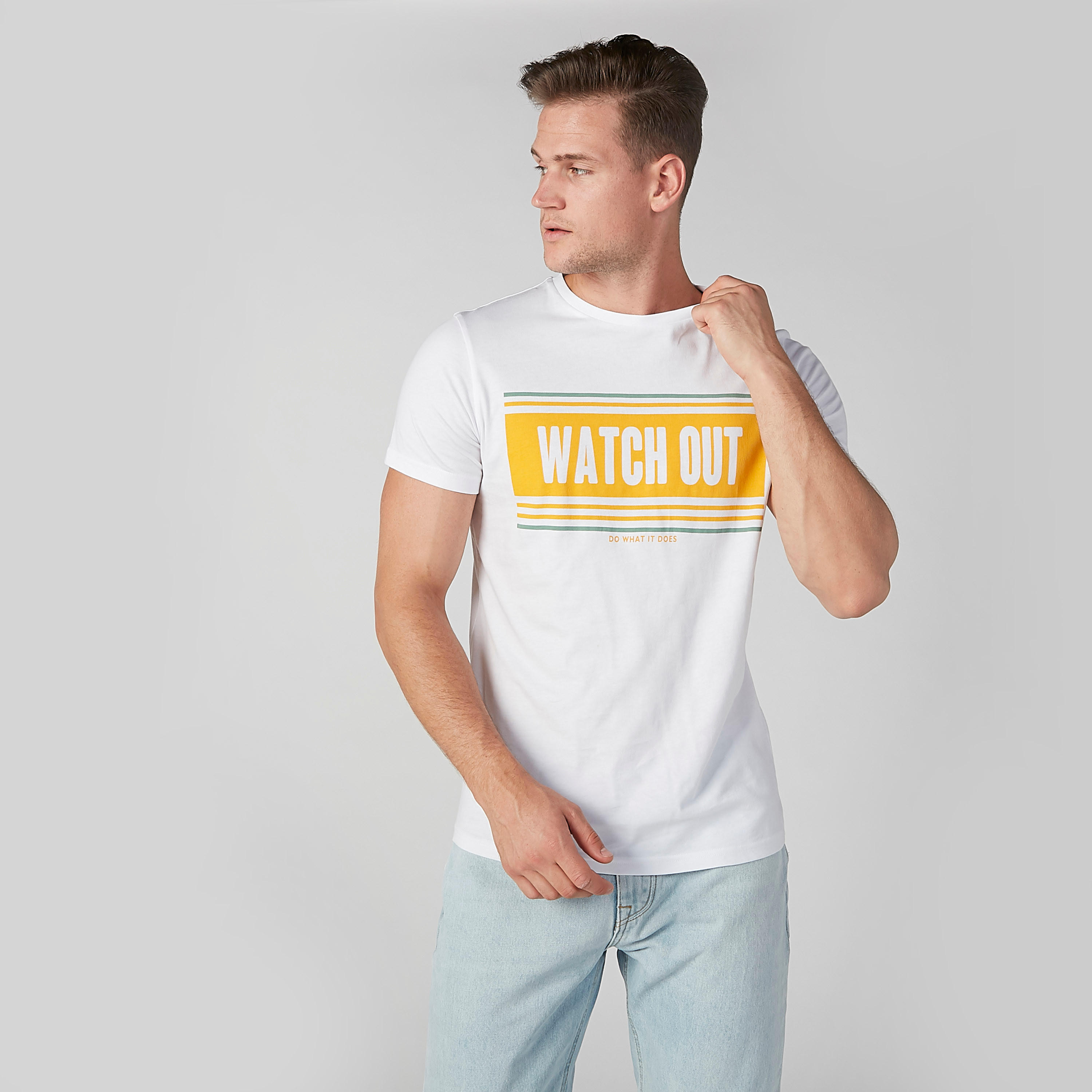 Sustainable Printed Crew Neck T-shirt with Short Sleeves-men-clothing-tshirtsandpolos-tshirts-image-2