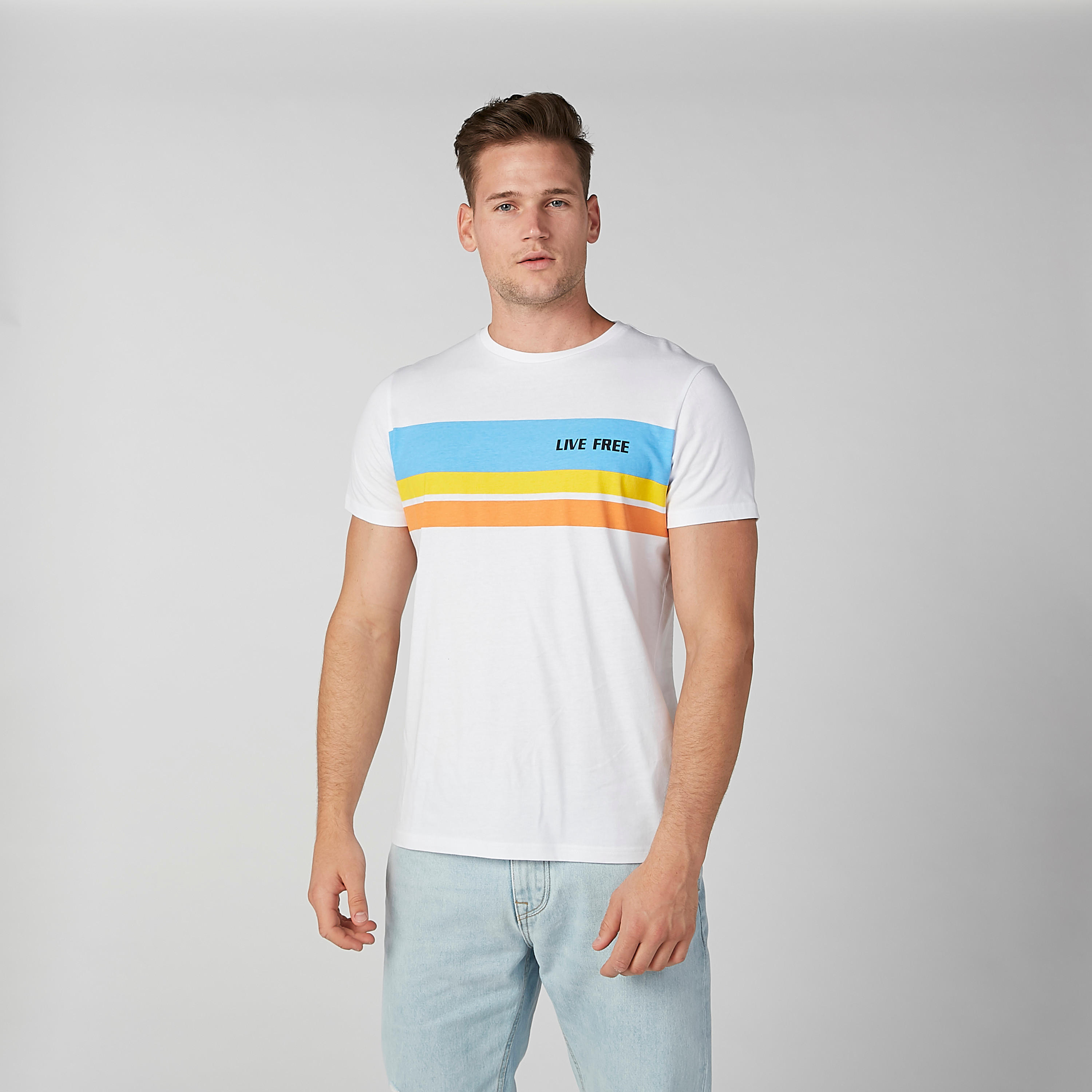 تيشيرت مستدام بقصّة سليم وياقة ضيّقة وطبعات -men-clothing-tshirtsandpolos-tshirts-image-4