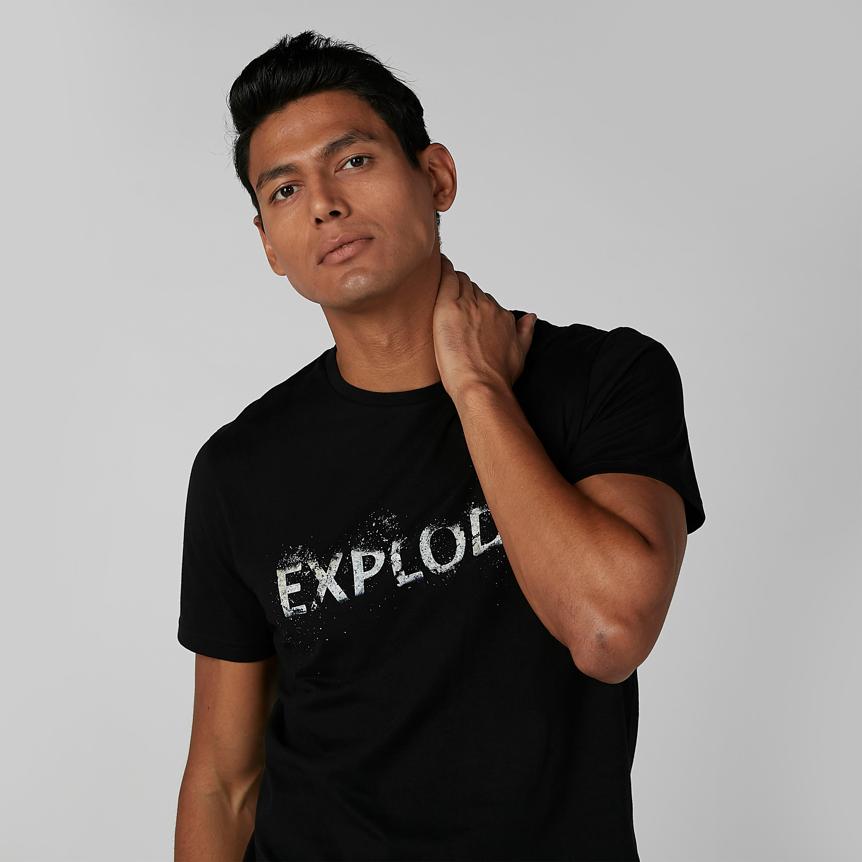 Sustainable Printed T-shirt in Slim-Fit with Crew Neck-men-clothing-tshirtsandpolos-tshirts-image-3