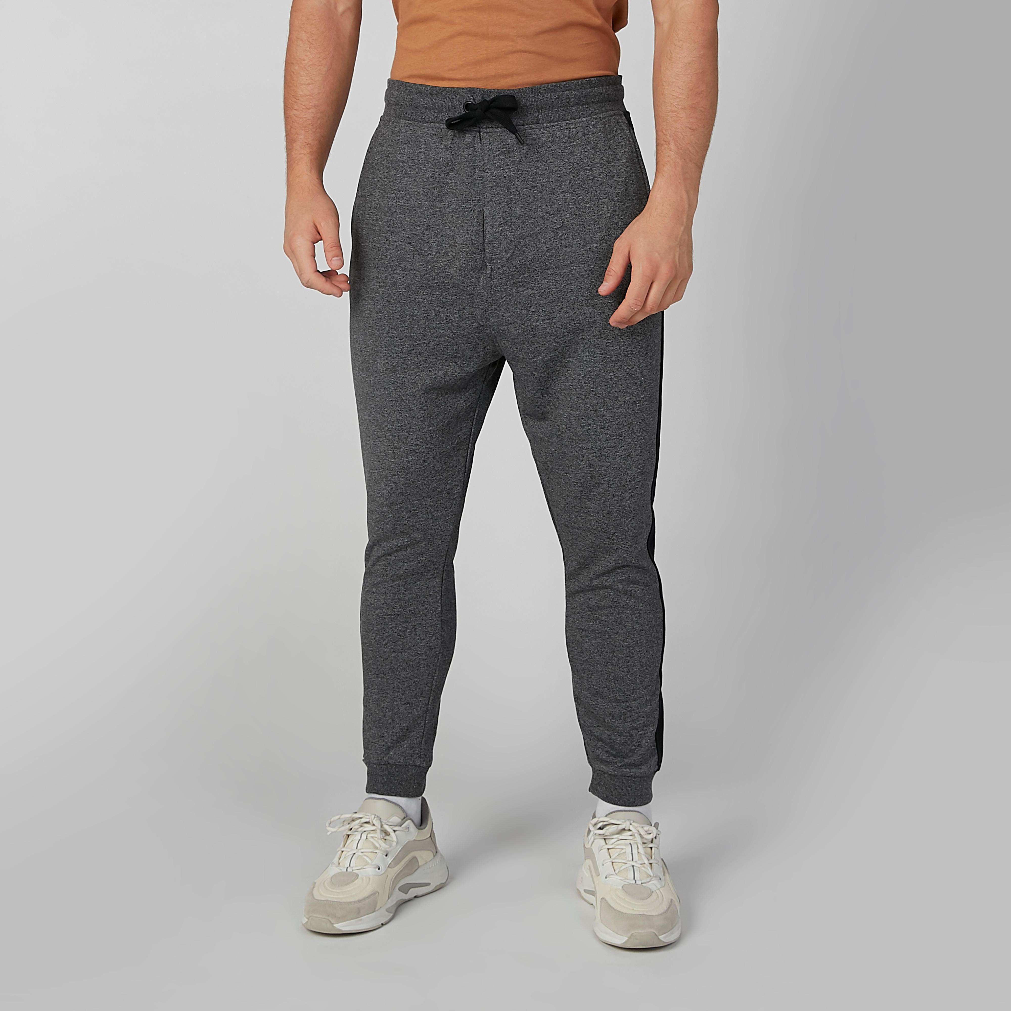 بنطلون رياضي مستدام سادة برباط وجيوب -men-clothing-bottoms-joggers-image-3