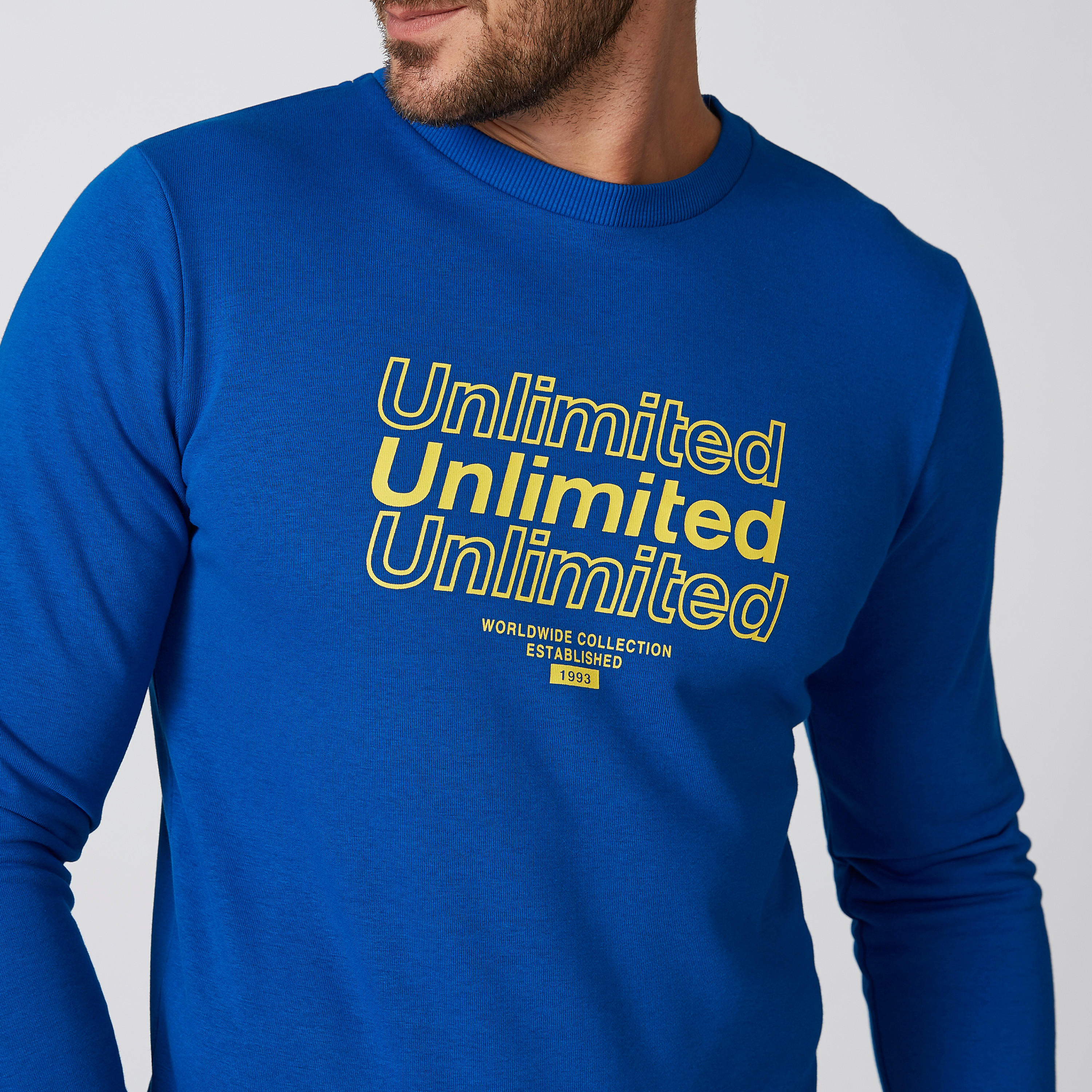 Printed Sweater with Crew Neck and Long Sleeves-men-clothing-sweatersandpullovers-image-5