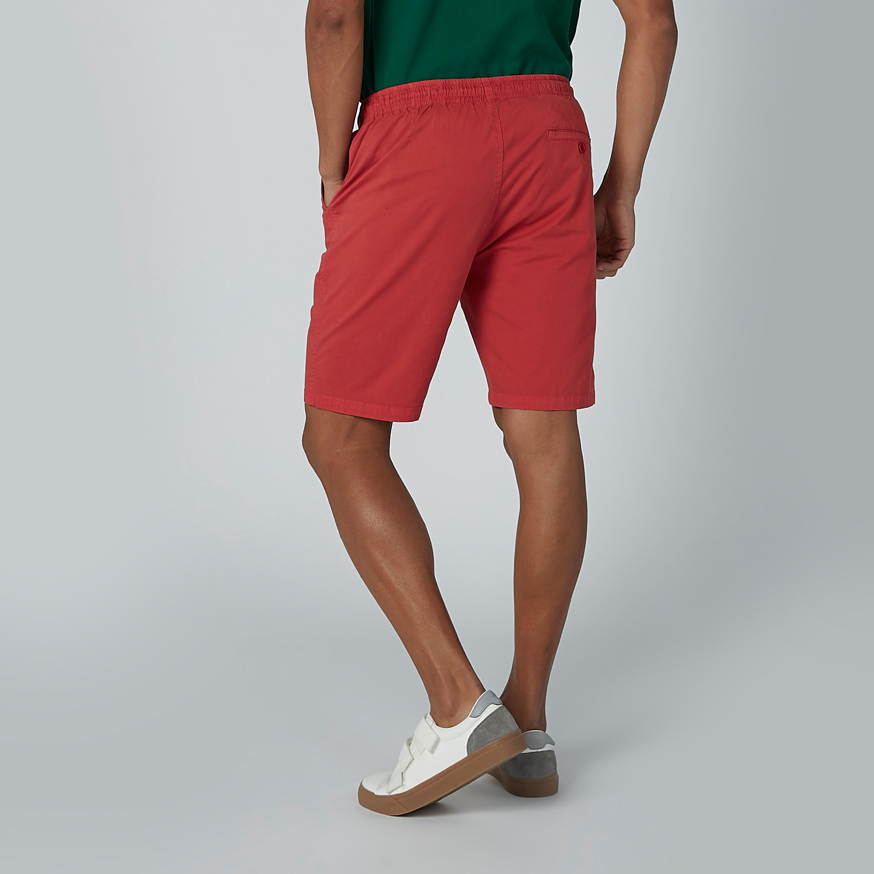 شورت دنيم بخصر متوسط ورباط وجيوب-men-clothing-bottoms-shorts-image-5