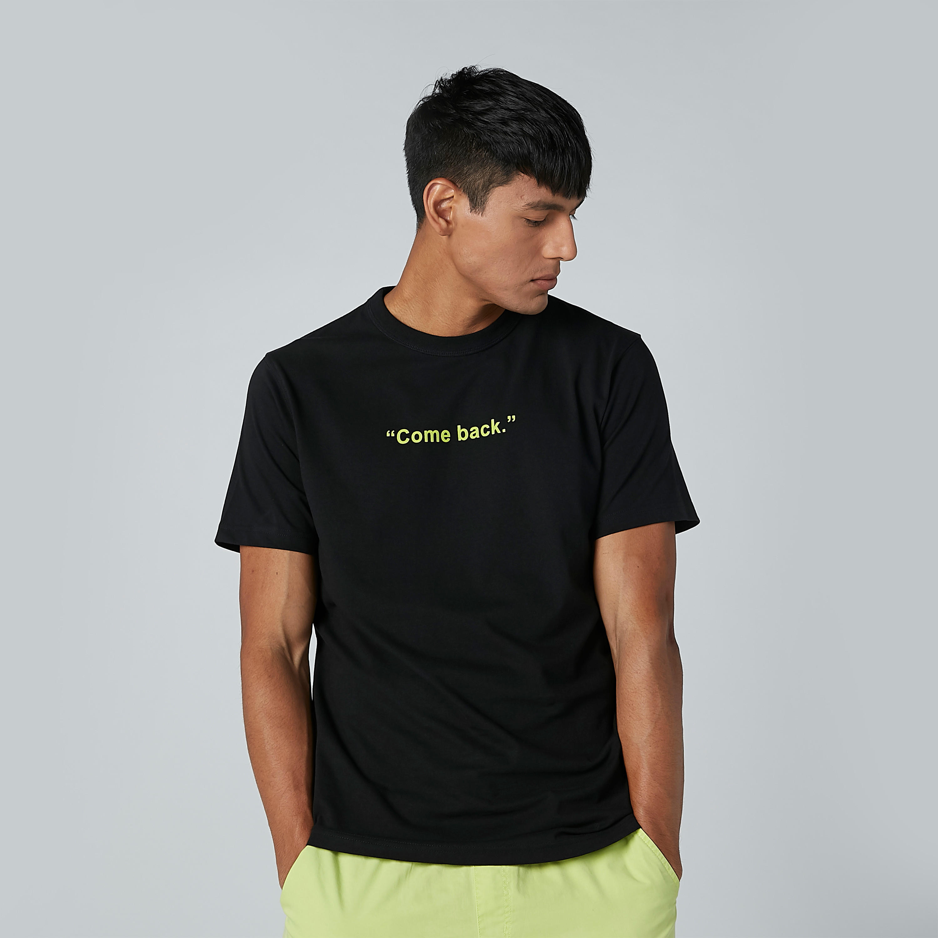 Sustainable Slim Fit Typographic Printed T-shirt with Short Sleeves-men-clothing-tshirtsandpolos-tshirts-image-2