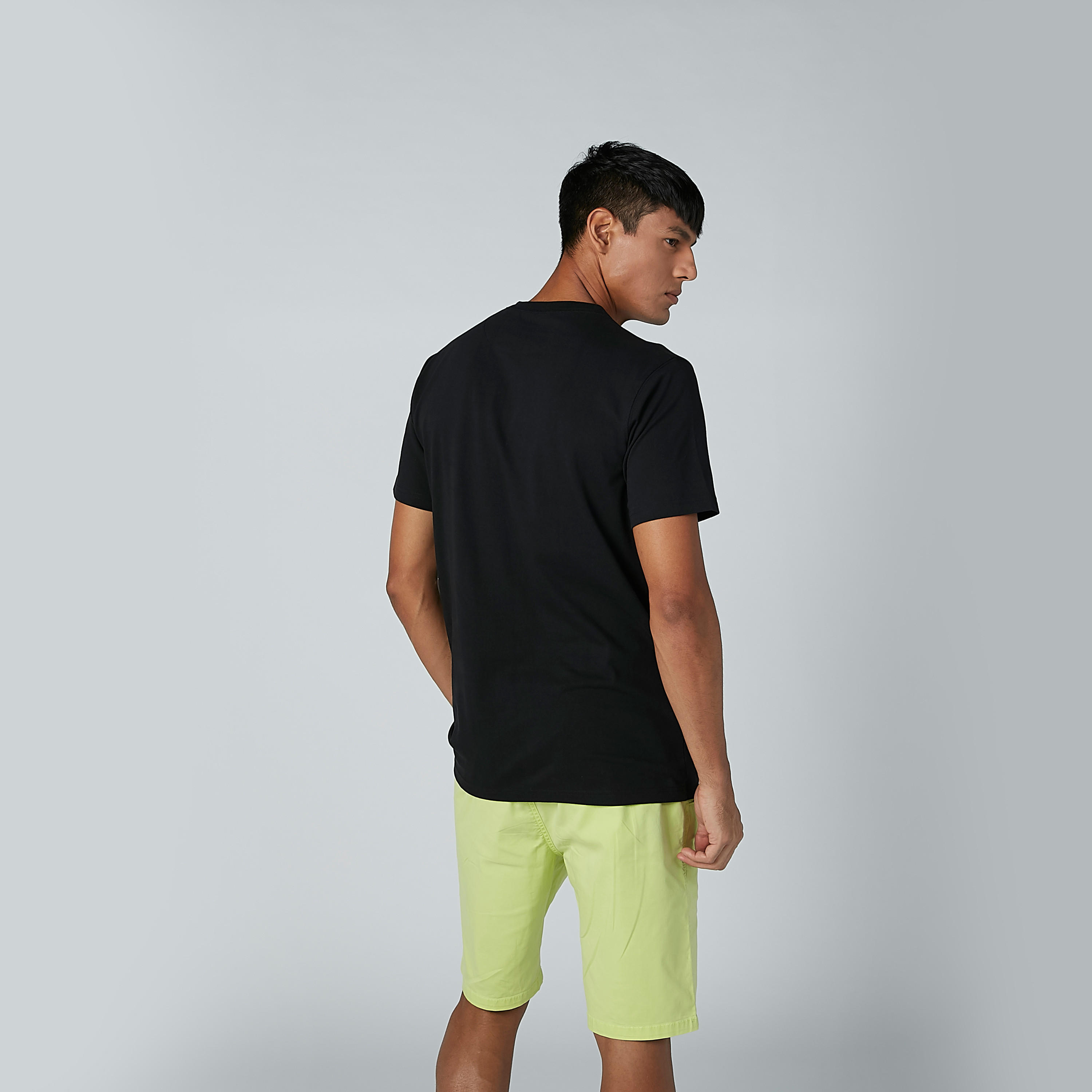 Sustainable Slim Fit Typographic Printed T-shirt with Short Sleeves-men-clothing-tshirtsandpolos-tshirts-image-4