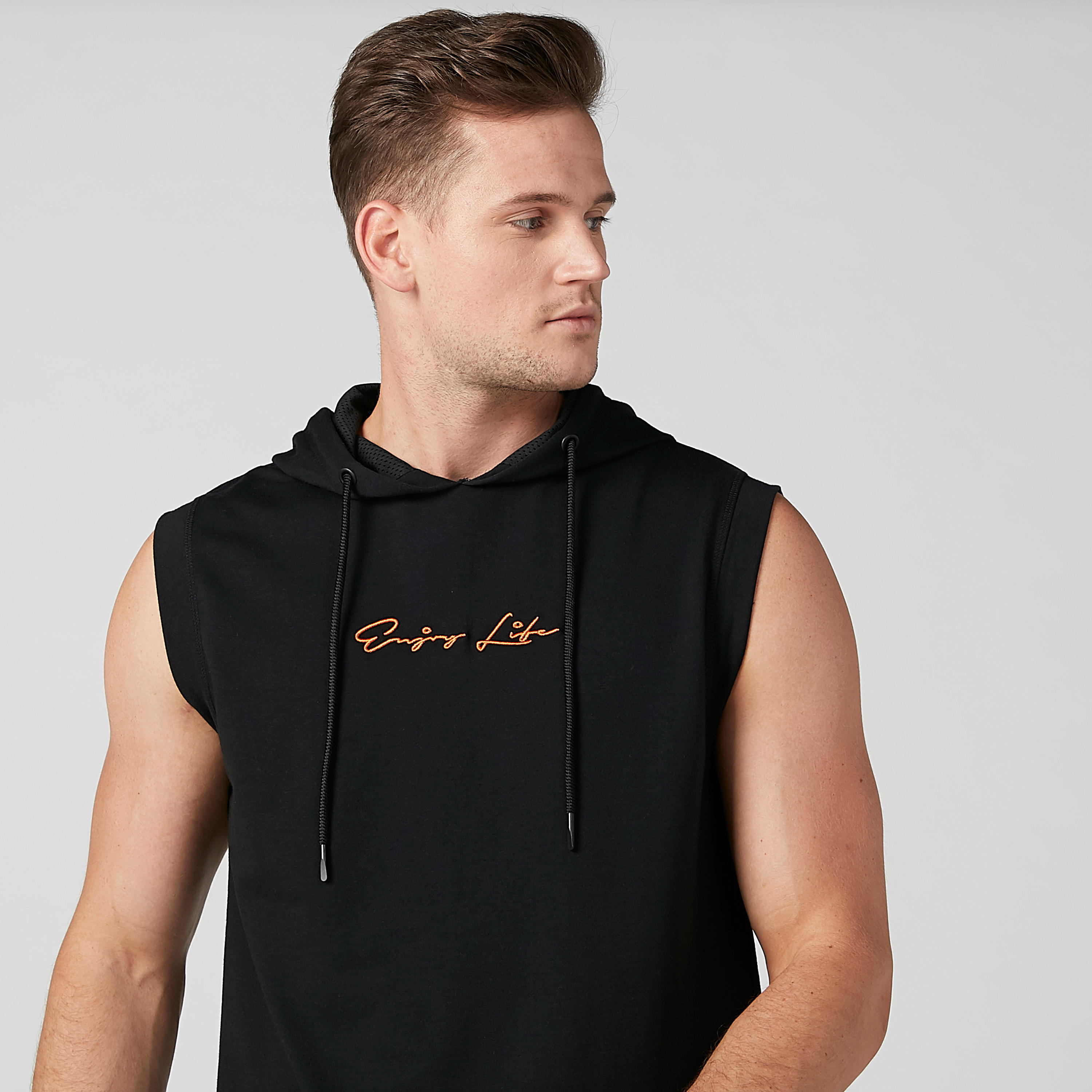 Printed Sleeveless T-shirt with Hood-men-clothing-tshirtsandpolos-tshirts-image-4