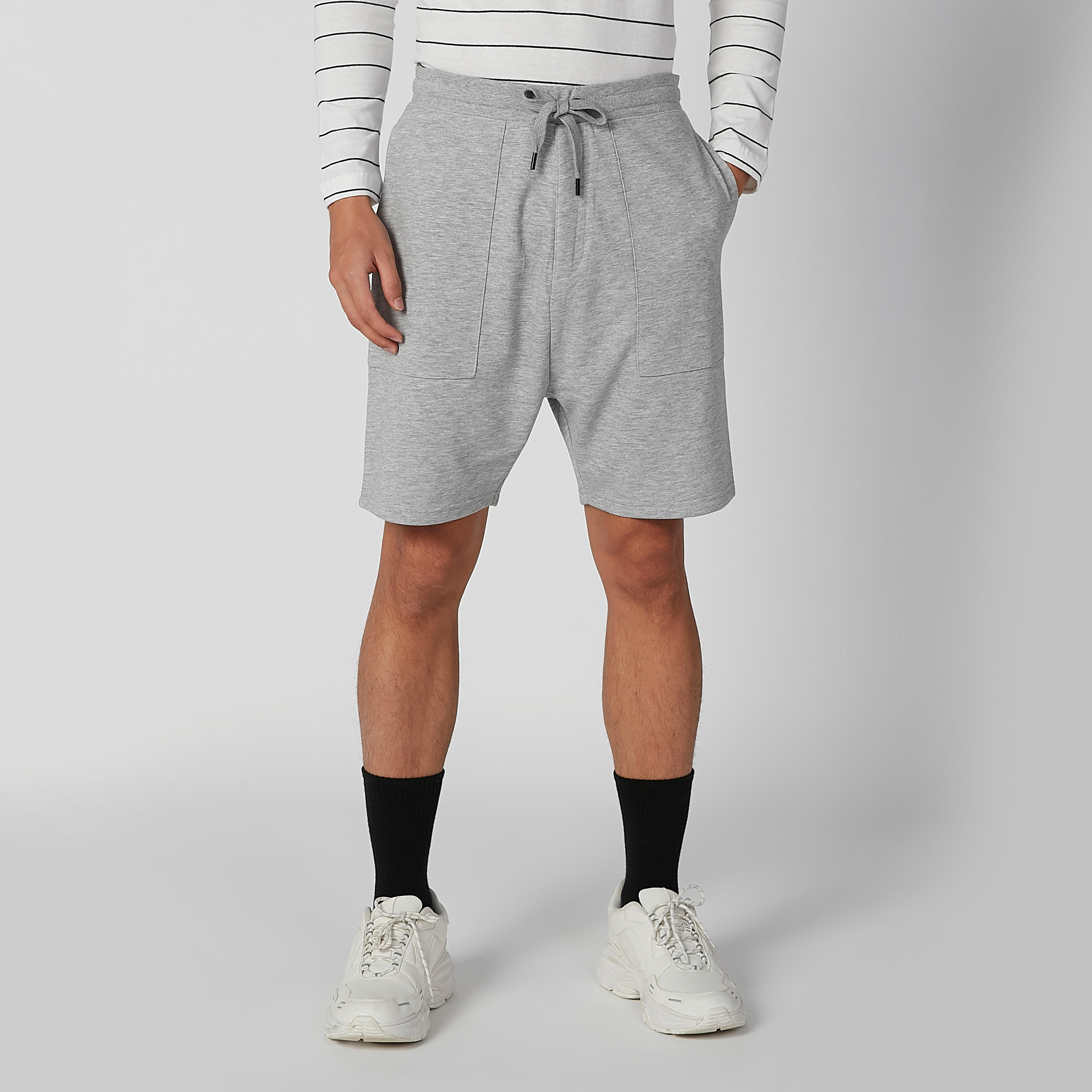 Plain Shorts with Pocket Detail and Drawstring-men-clothing-bottoms-shorts-image-1