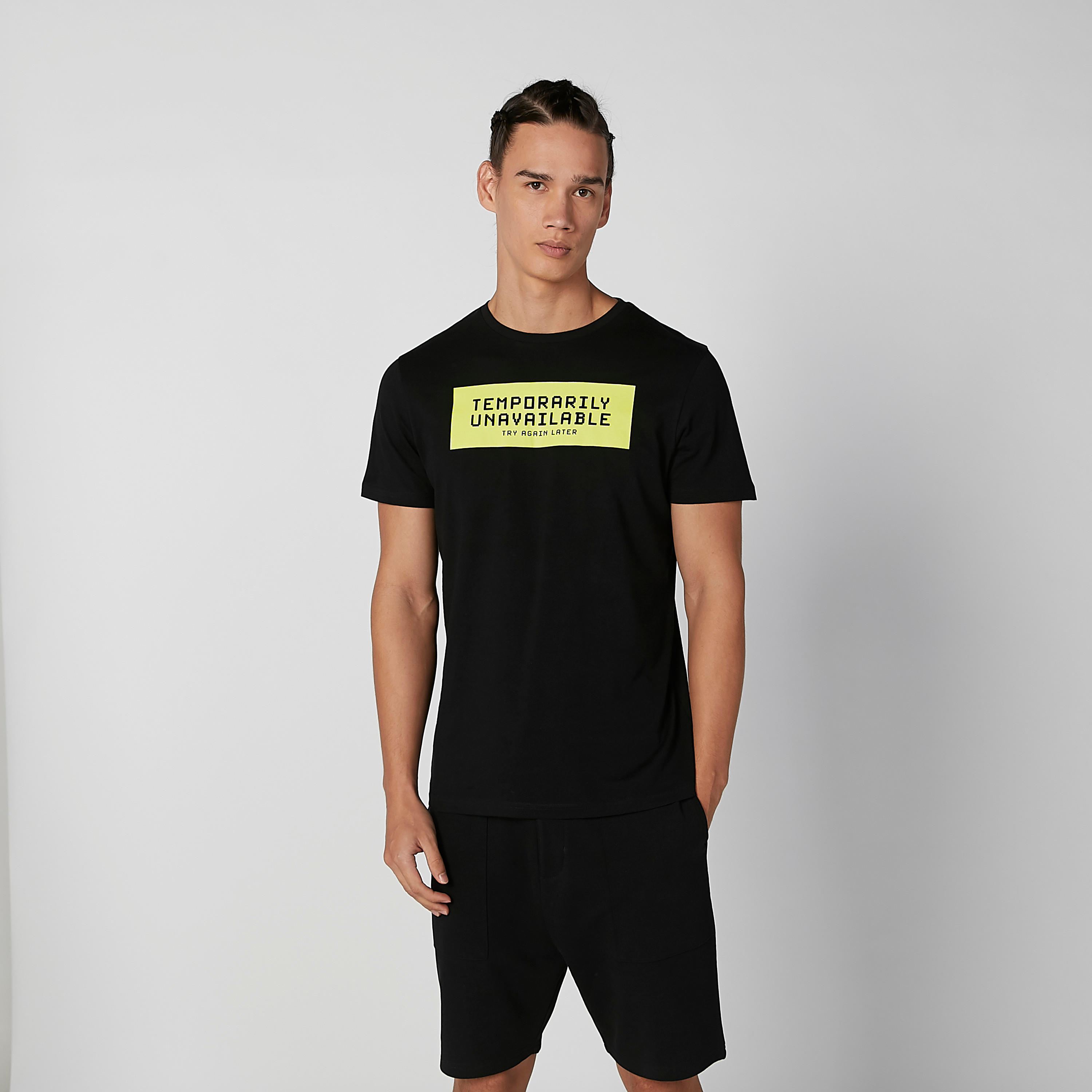 Printed T-shirt with Round Neck and Short Sleeves-men-clothing-tshirtsandpolos-tshirts-image-1