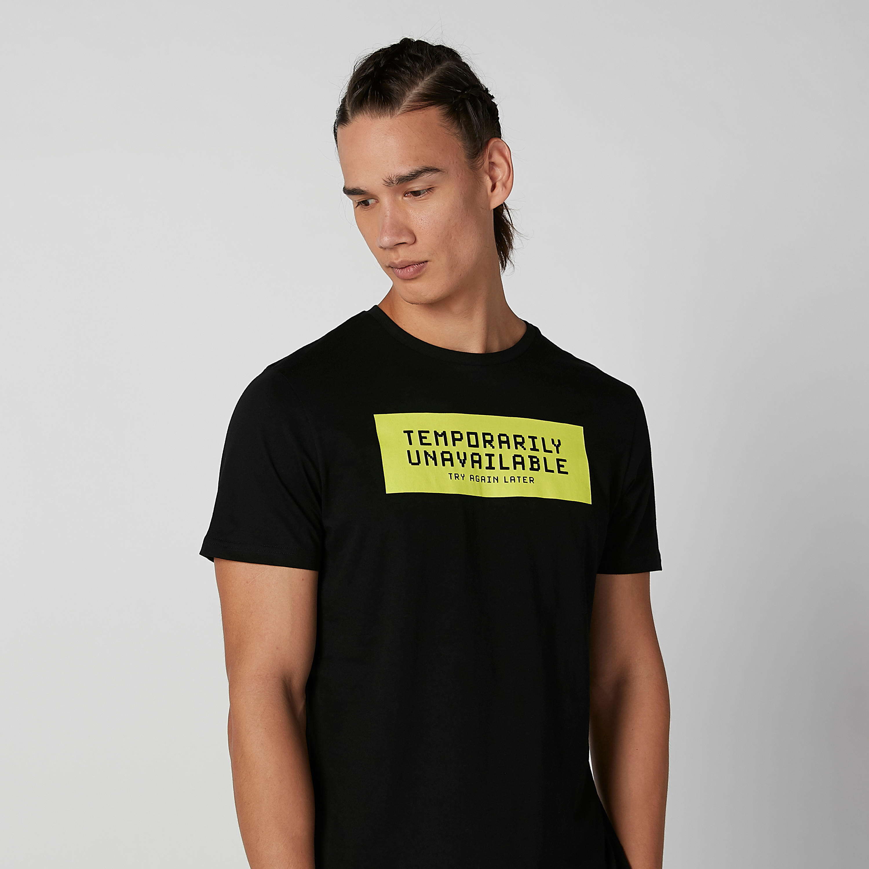 Printed T-shirt with Round Neck and Short Sleeves-men-clothing-tshirtsandpolos-tshirts-image-3