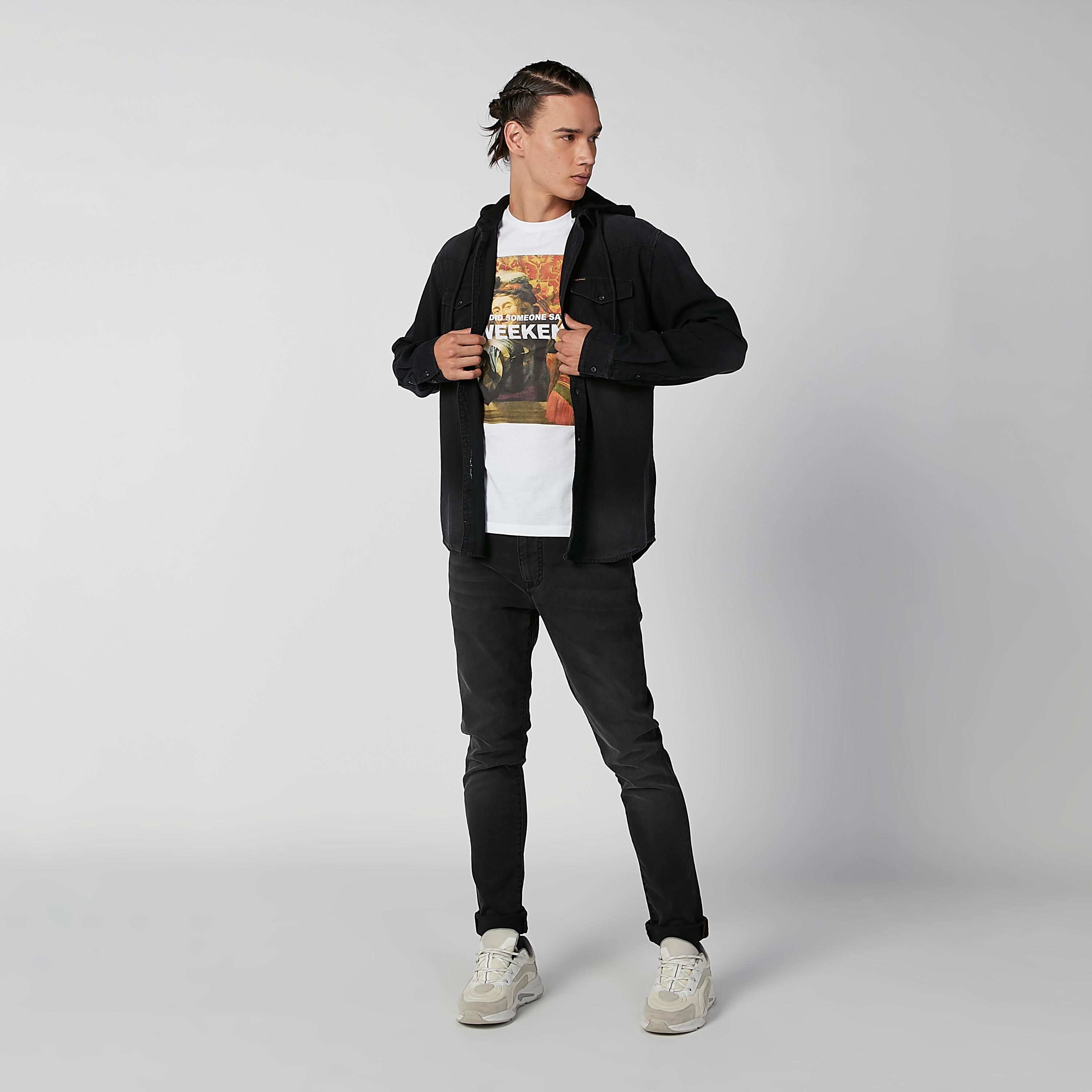 Printed T-shirt with Round Neck and Short Sleeves-men-clothing-tshirtsandpolos-tshirts-image-2