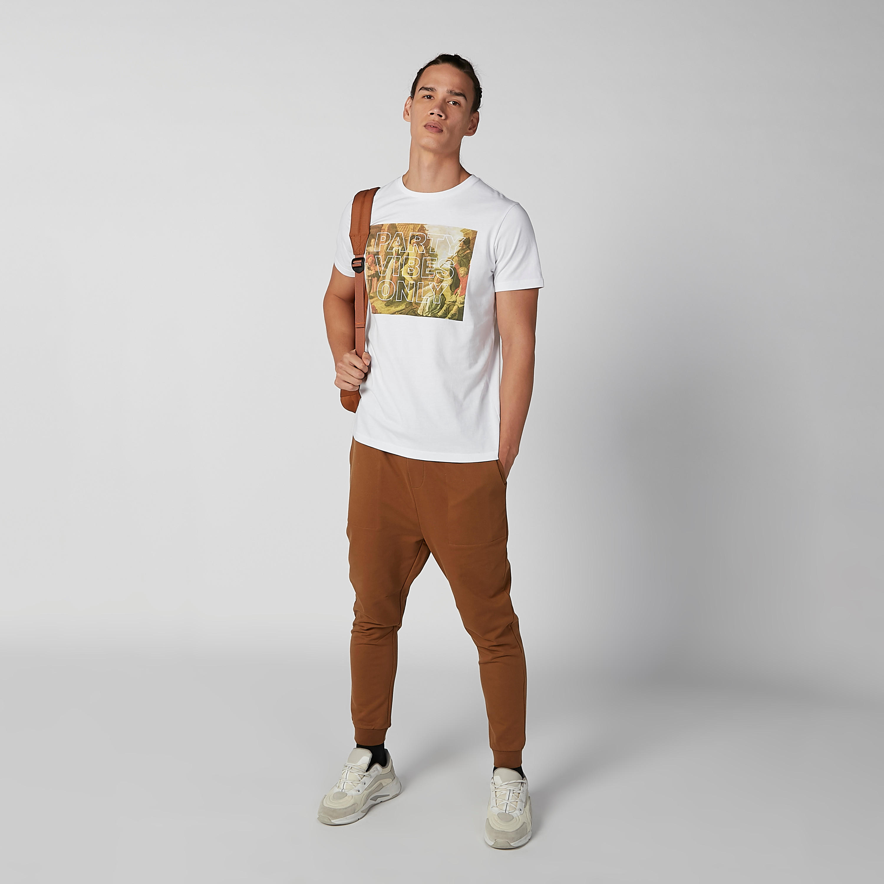 Printed T-shirt with Round Neck and Short Sleeves-men-clothing-tshirtsandpolos-tshirts-image-1