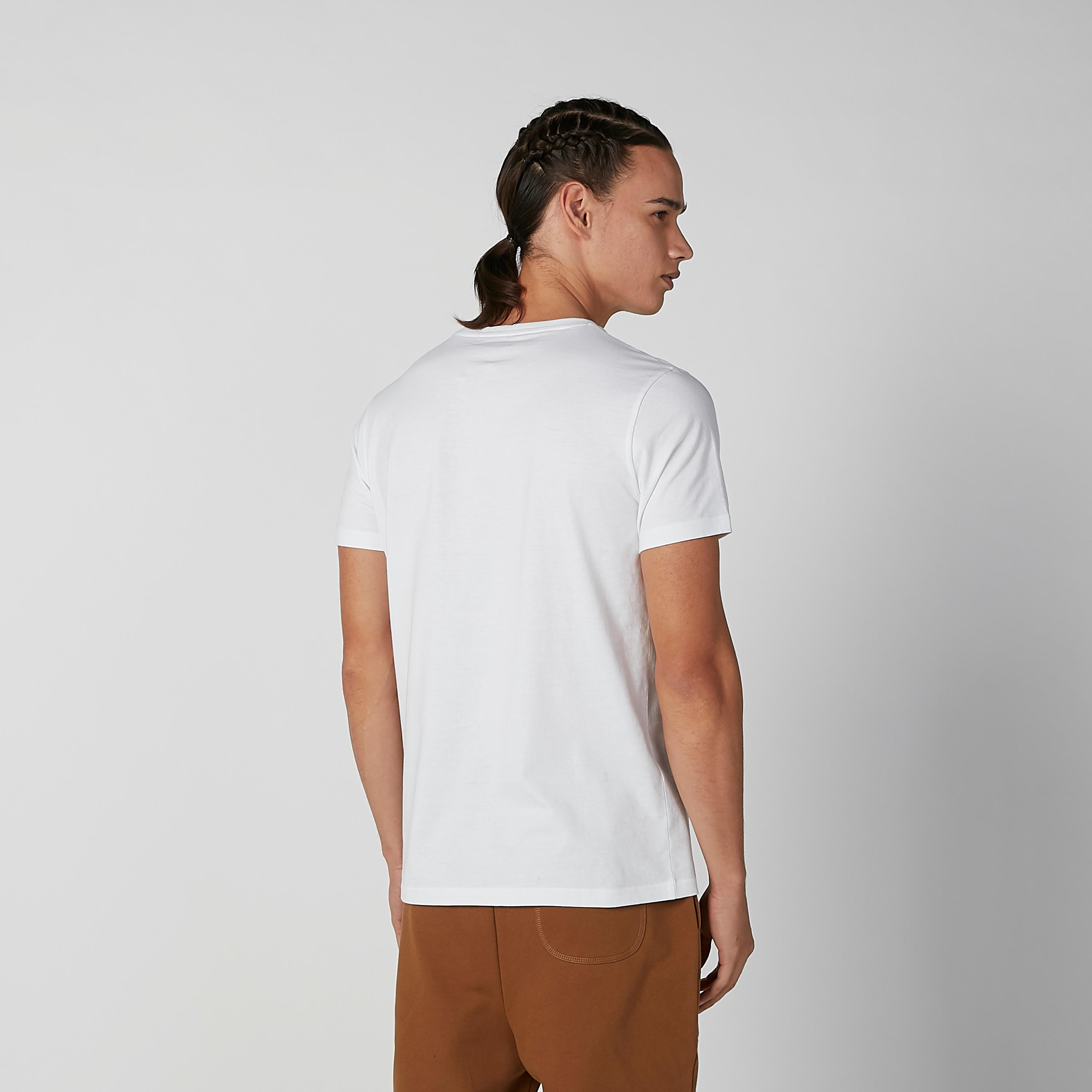 Printed T-shirt with Round Neck and Short Sleeves-men-clothing-tshirtsandpolos-tshirts-image-3