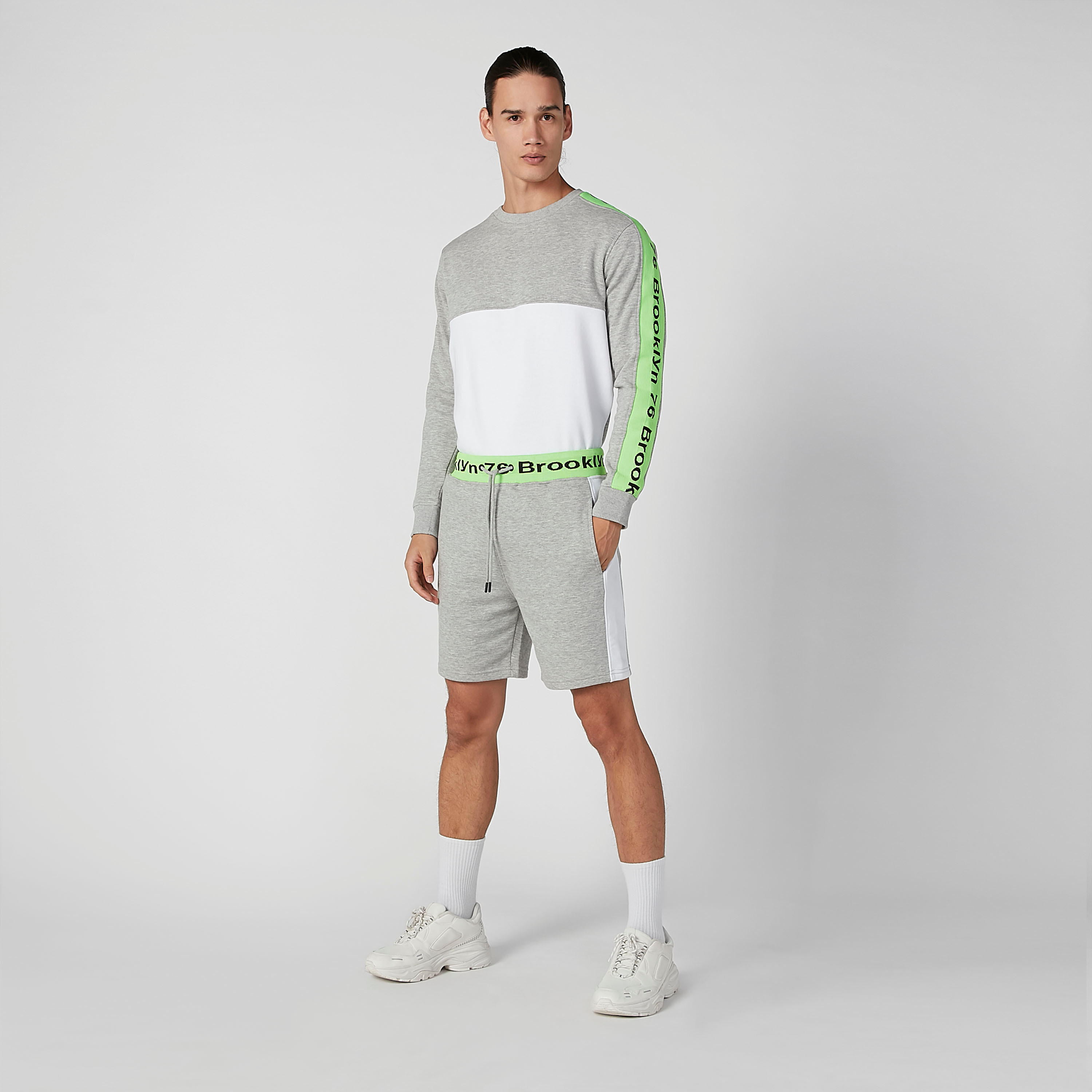 Printed Sweatshirt with Round Neck and Long Sleeves-men-winterwear-hoodiesandsweatshirts-image-3