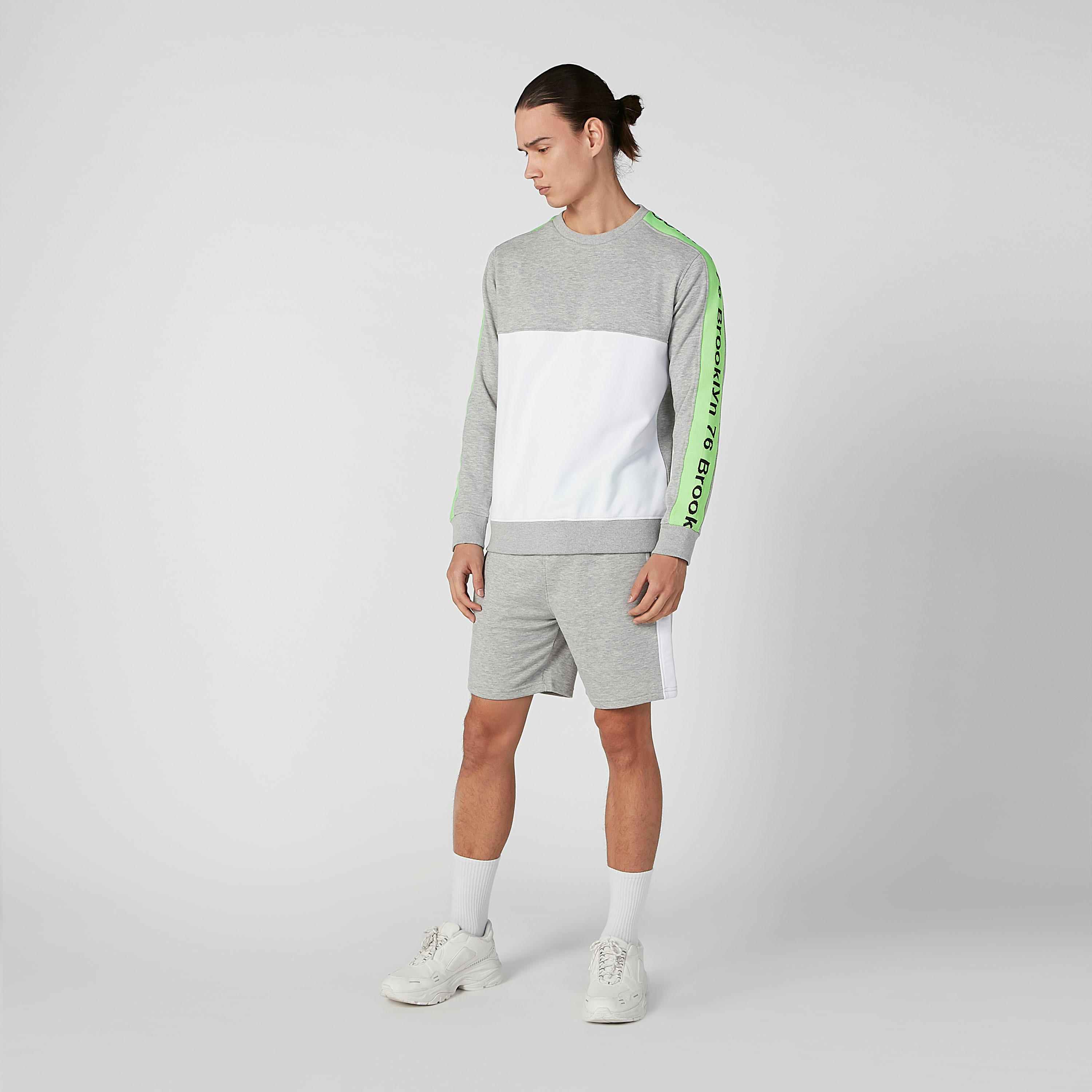 Printed Sweatshirt with Round Neck and Long Sleeves-men-winterwear-hoodiesandsweatshirts-image-5