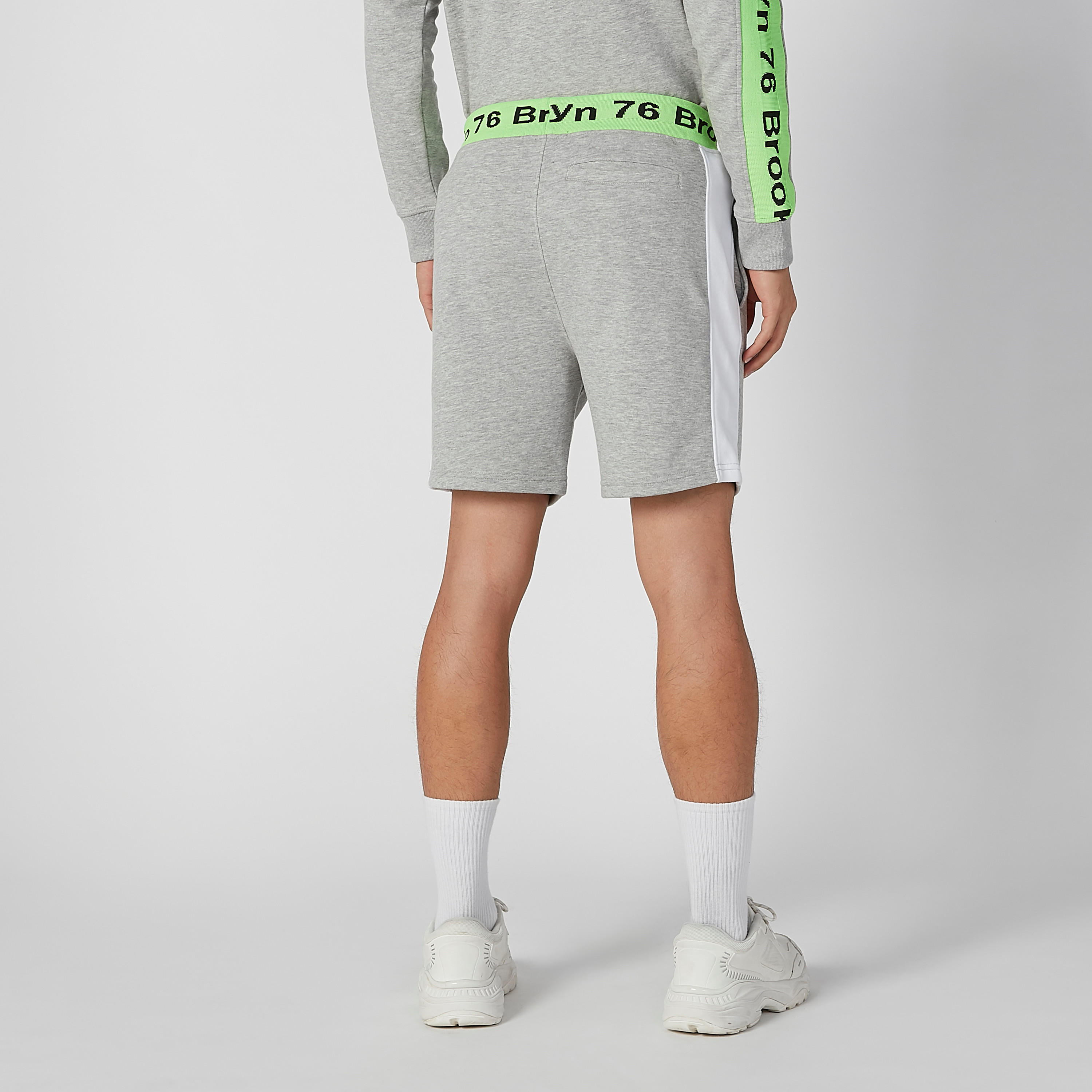 Knit Shorts with Printed Drawstring Waistband-men-clothing-bottoms-shorts-image-5